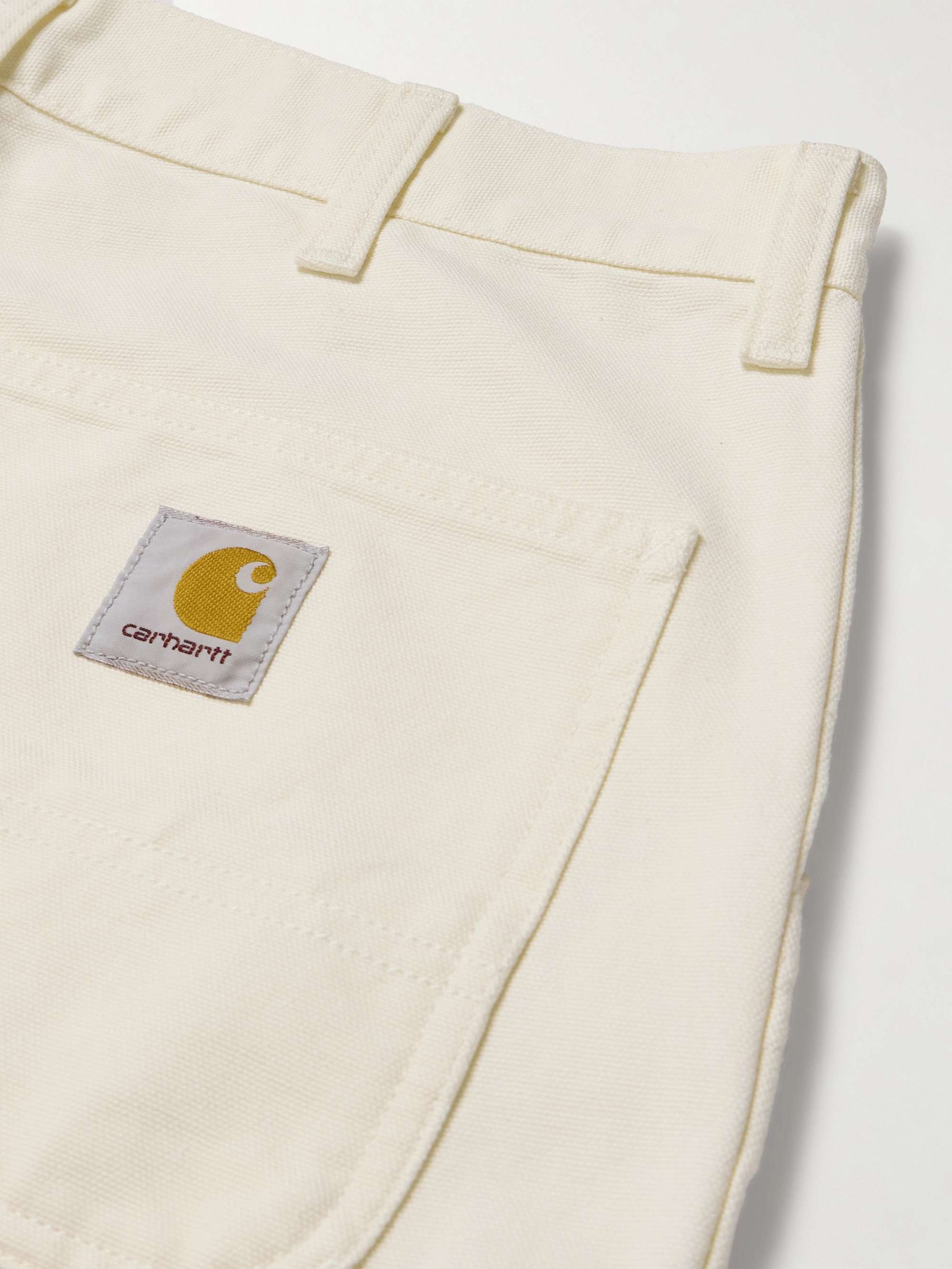 CARHARTT WIP Single Knee Straight-Leg Organic Cotton-Canvas Trousers