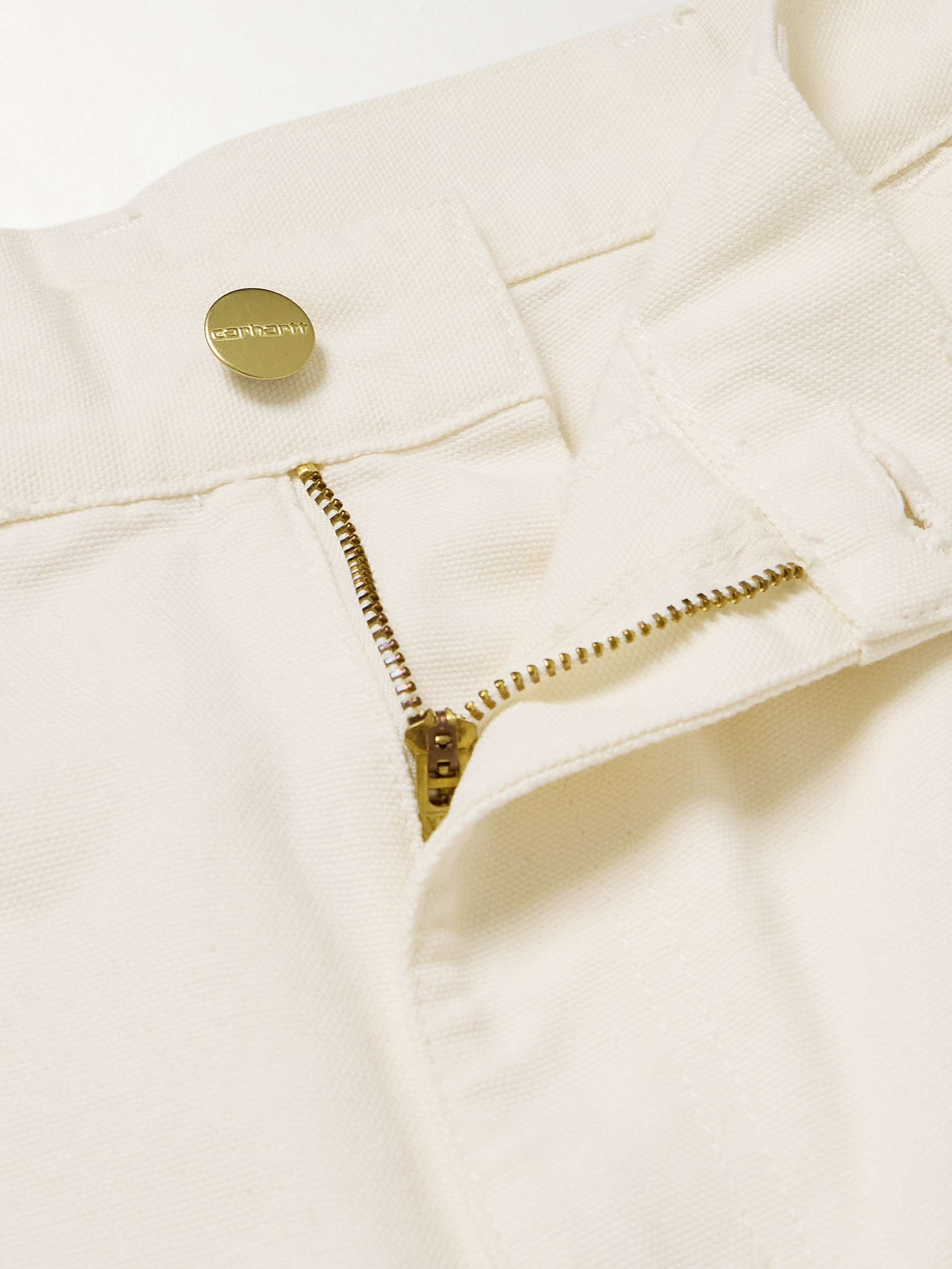 CARHARTT WIP Single Knee Straight-Leg Organic Cotton-Canvas Trousers