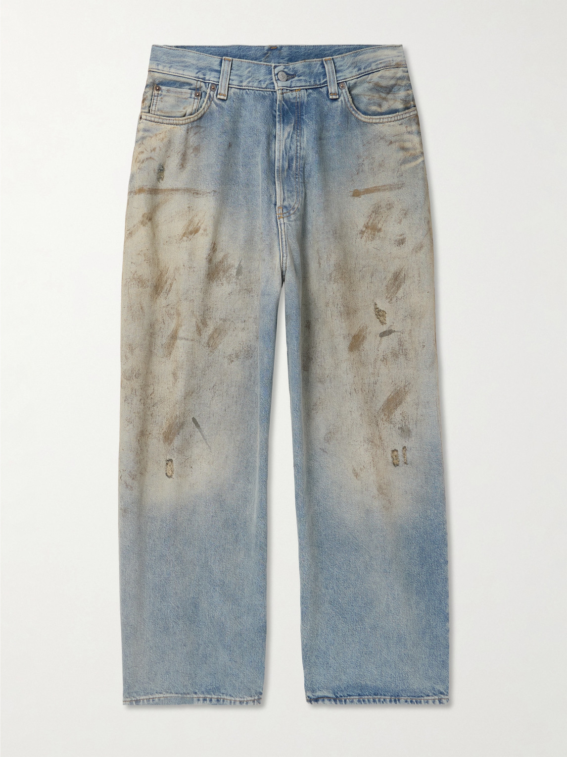 Acne Studios Straight-Leg Distressed Jeans - Men