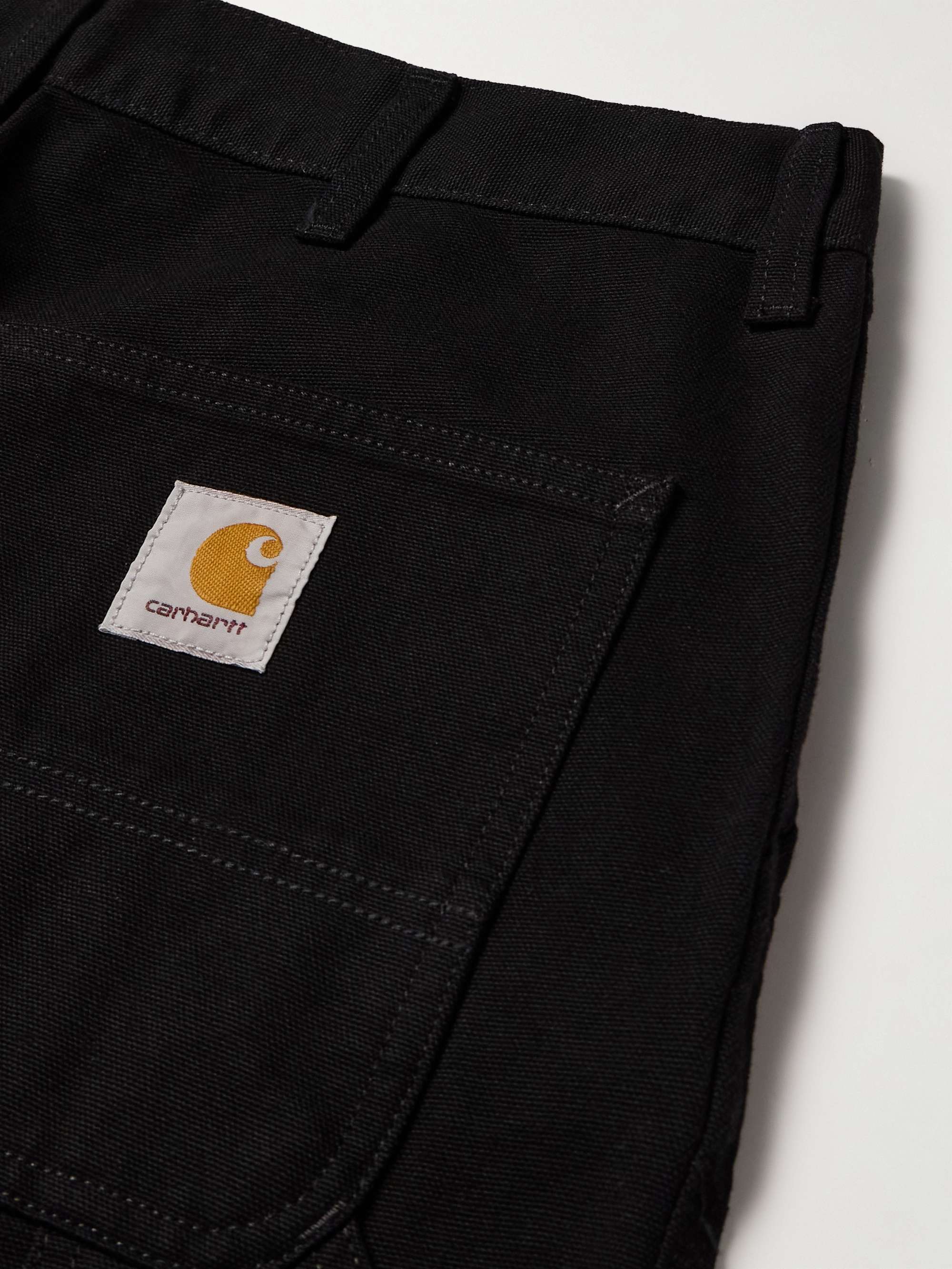 CARHARTT WIP Single Knee Straight-Leg Organic Cotton-Canvas Trousers