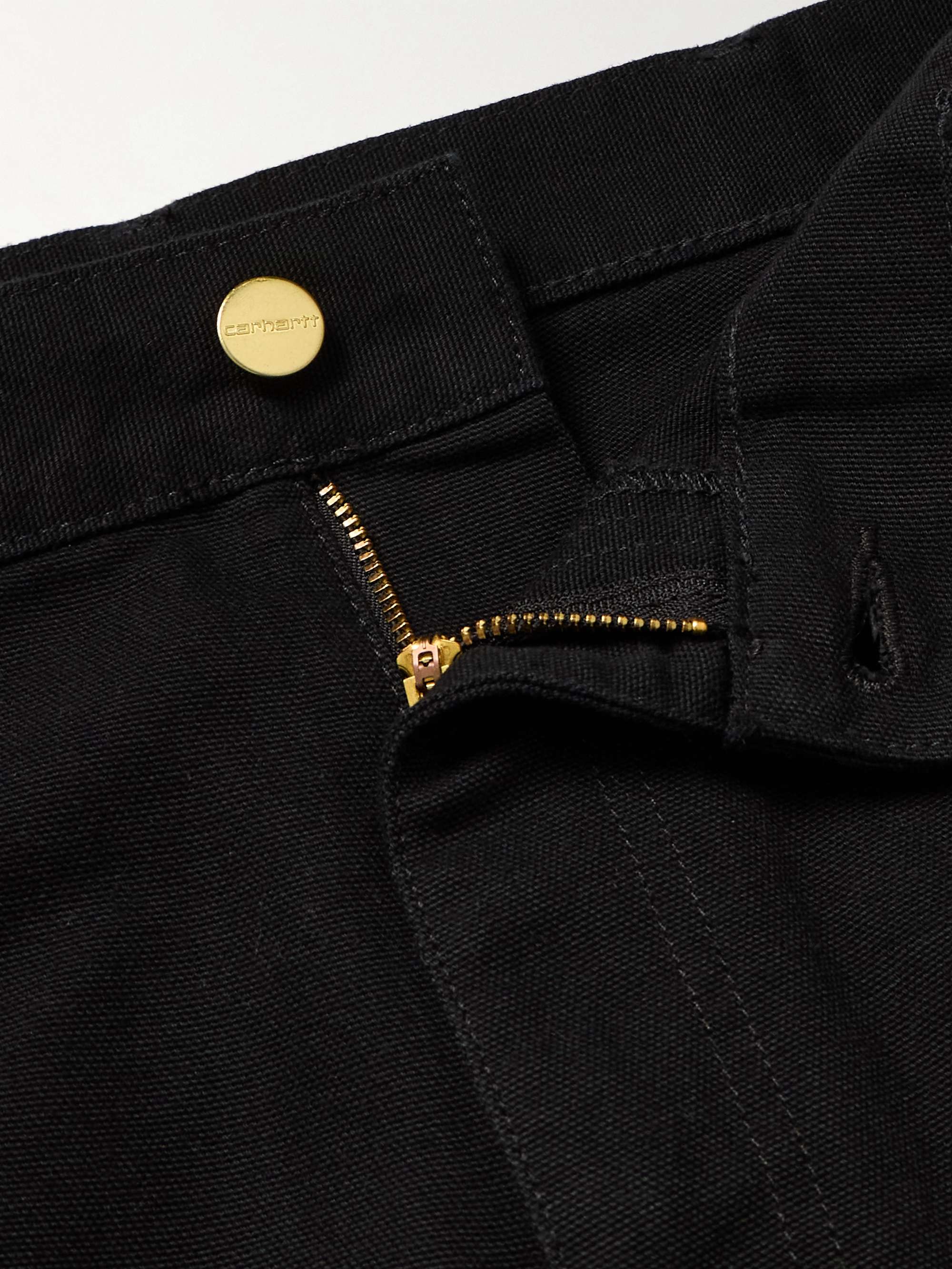 CARHARTT WIP Single Knee Straight-Leg Organic Cotton-Canvas Trousers