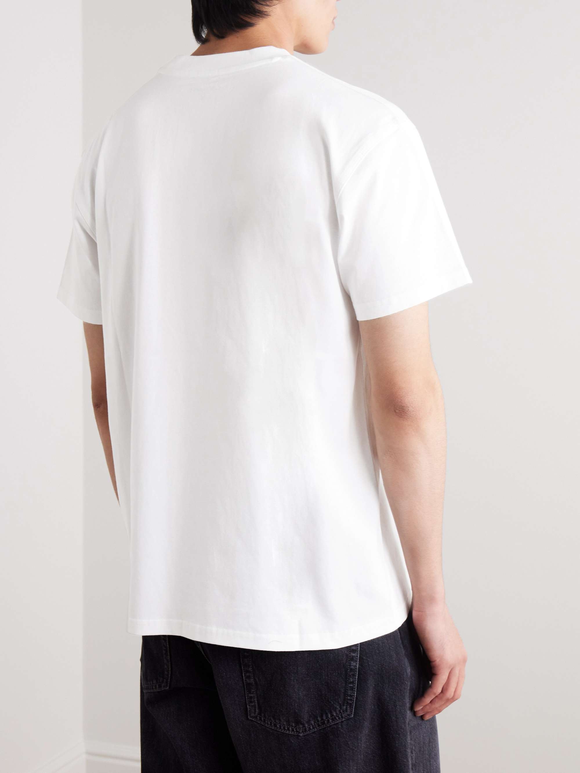 CARHARTT WIP American Script Logo-Embroidered Organic Cotton-Jersey T-Shirt
