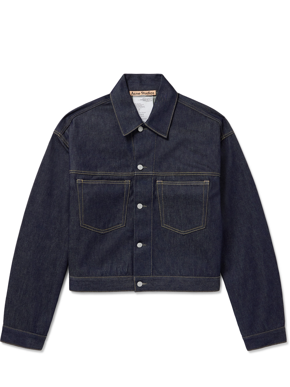 Acne Studios Marko U Denim Jacket In Blue
