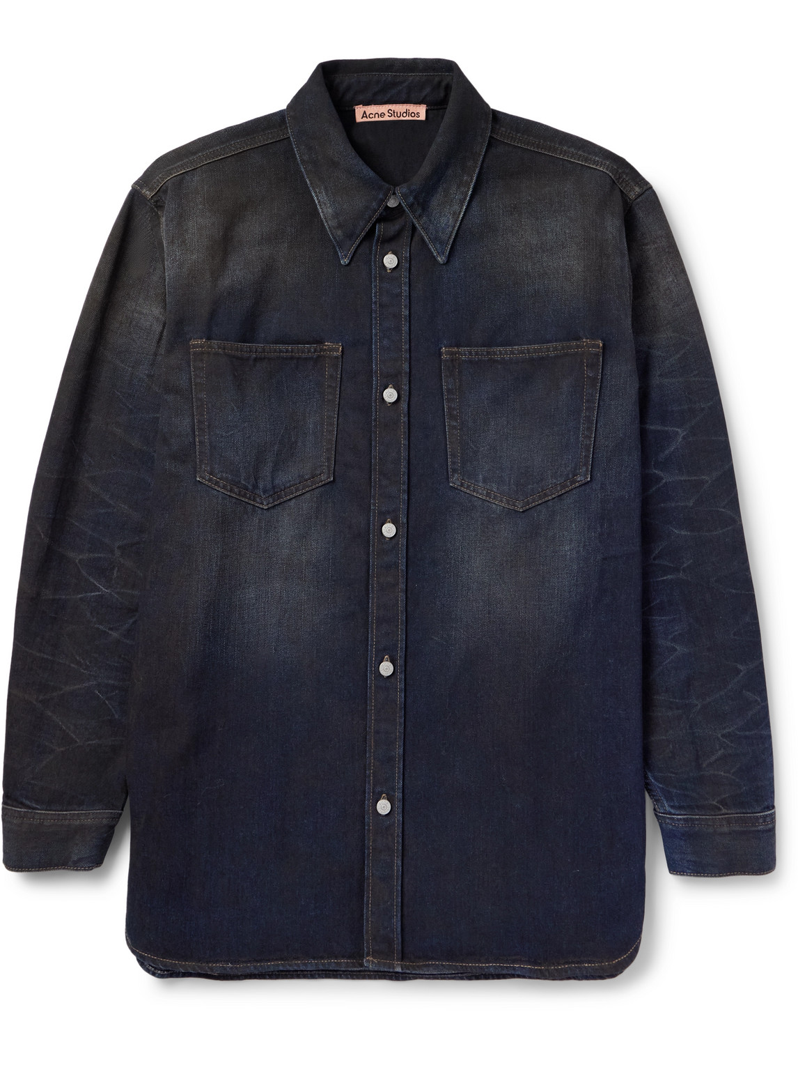 Karto U Darkside Distressed Denim Overshirt