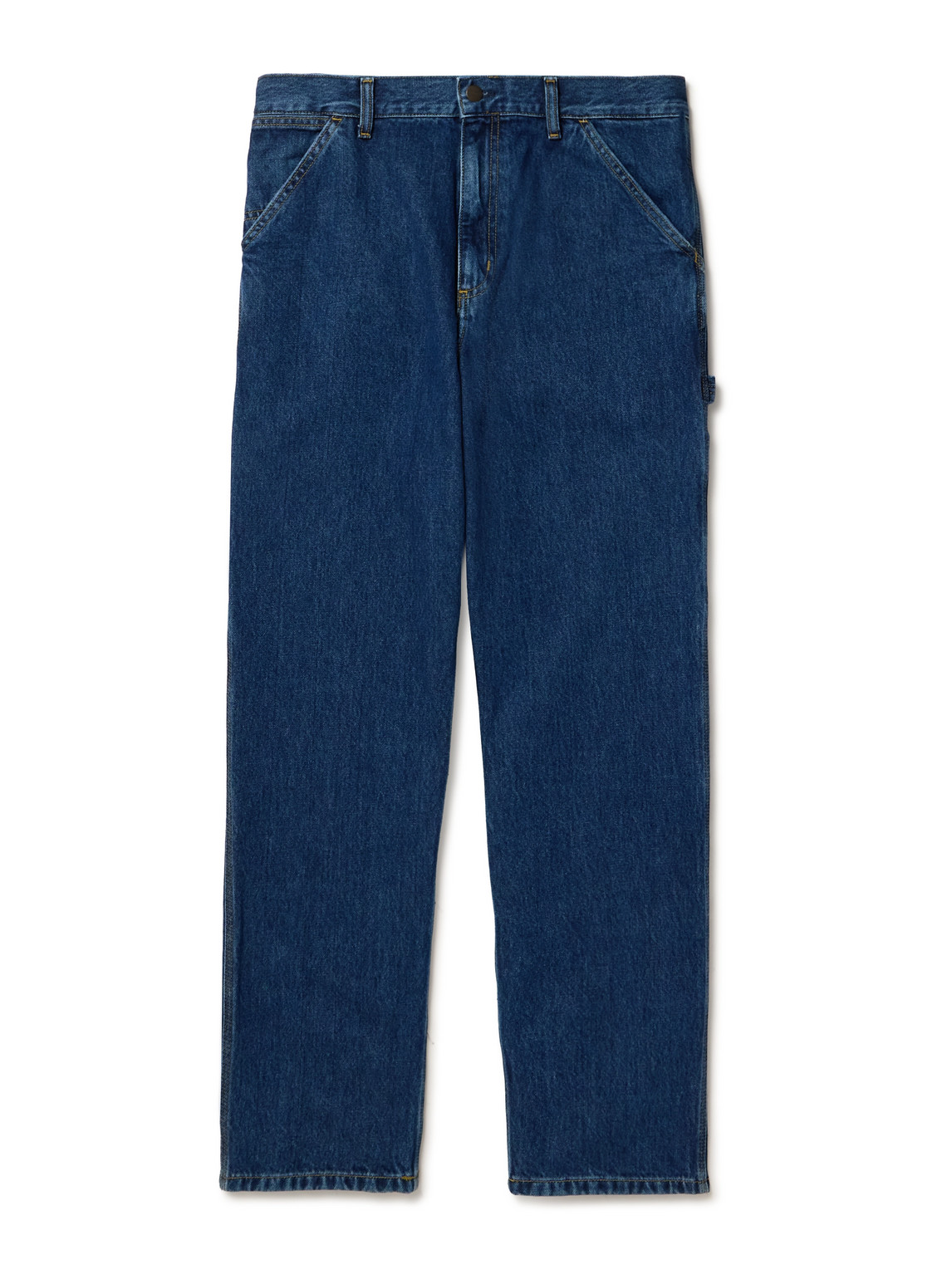 Carhartt Medium Blue Carpenter Jean Oversized Fit In Blue