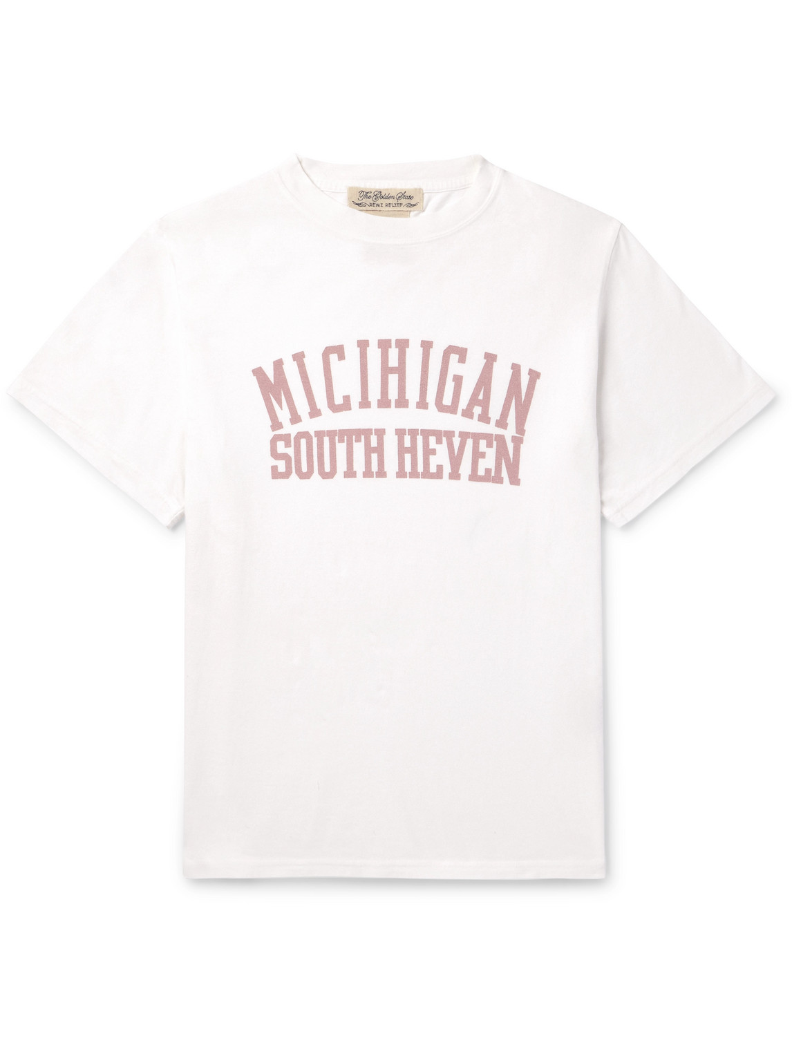Michigan Slim-Fit Printed Cotton-Jersey T-Shirt