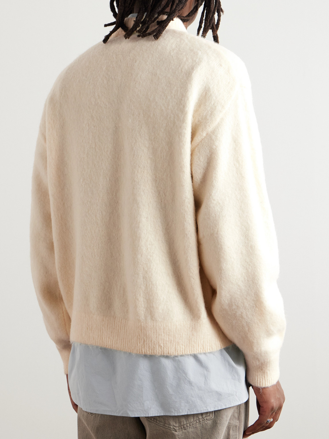 Remi Relief - Brushed-Knit Cardigan - Curated Menswear