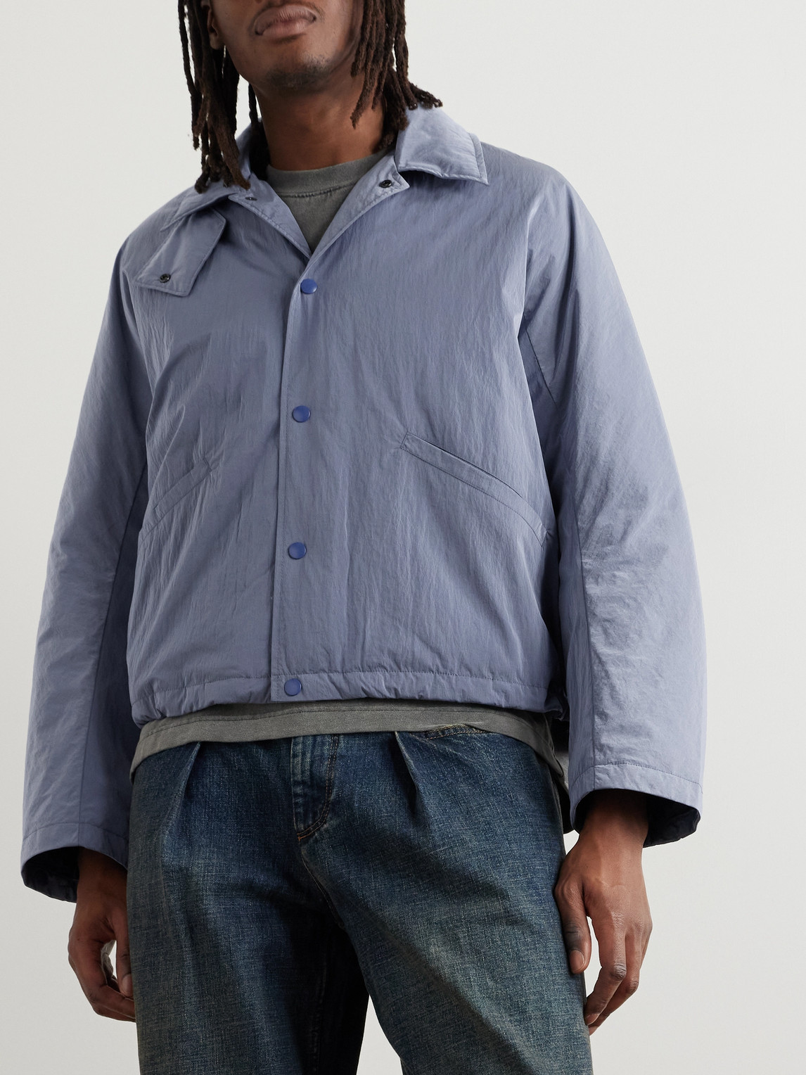  Remi Relief - Shell Down Jacket - Men - Blue - S 