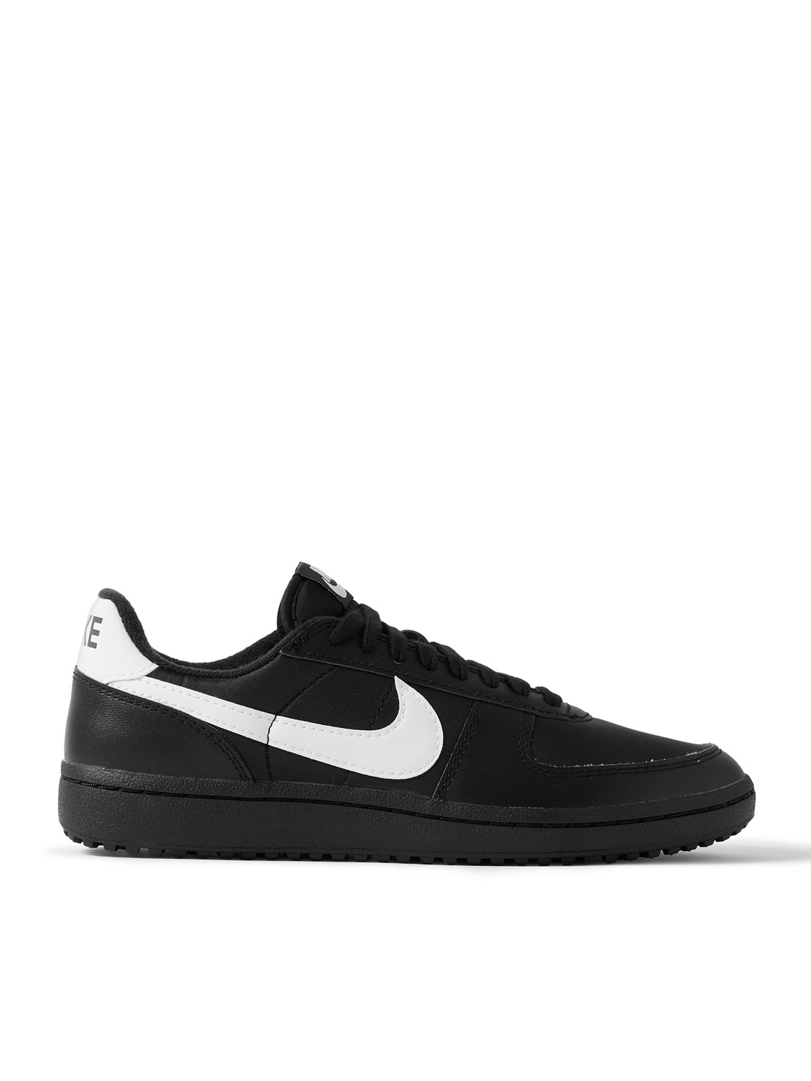 Shop Nike Field General 82 Shell And Leather Sneakers In Black