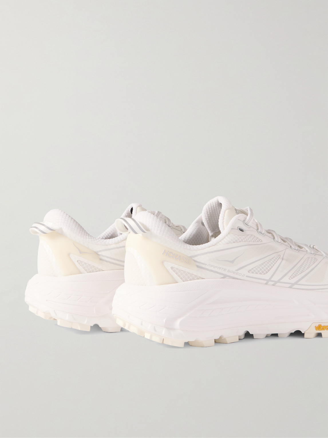 Hoka Mafate Speed 2 Rubber And Mesh Running Sneakers In White