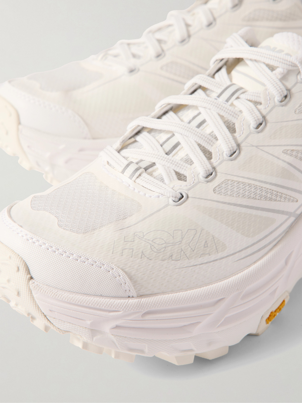Hoka Mafate Speed 2 Rubber And Mesh Running Sneakers In White