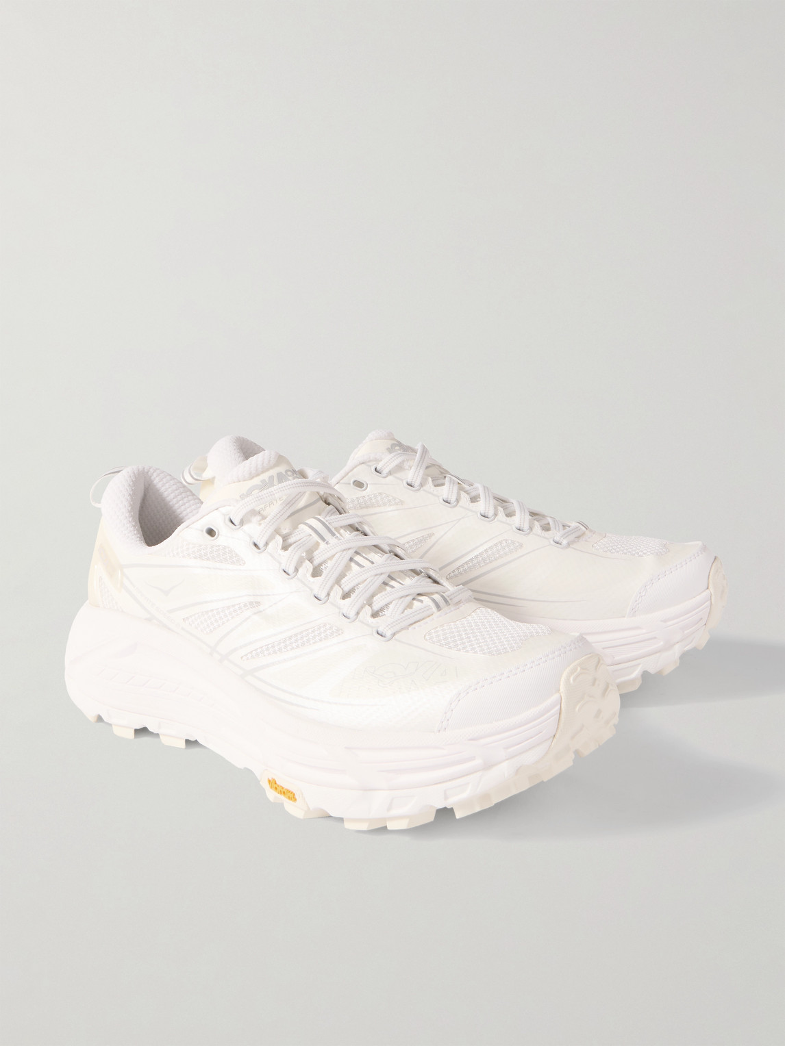 Hoka Mafate Speed 2 Rubber And Mesh Running Sneakers In White