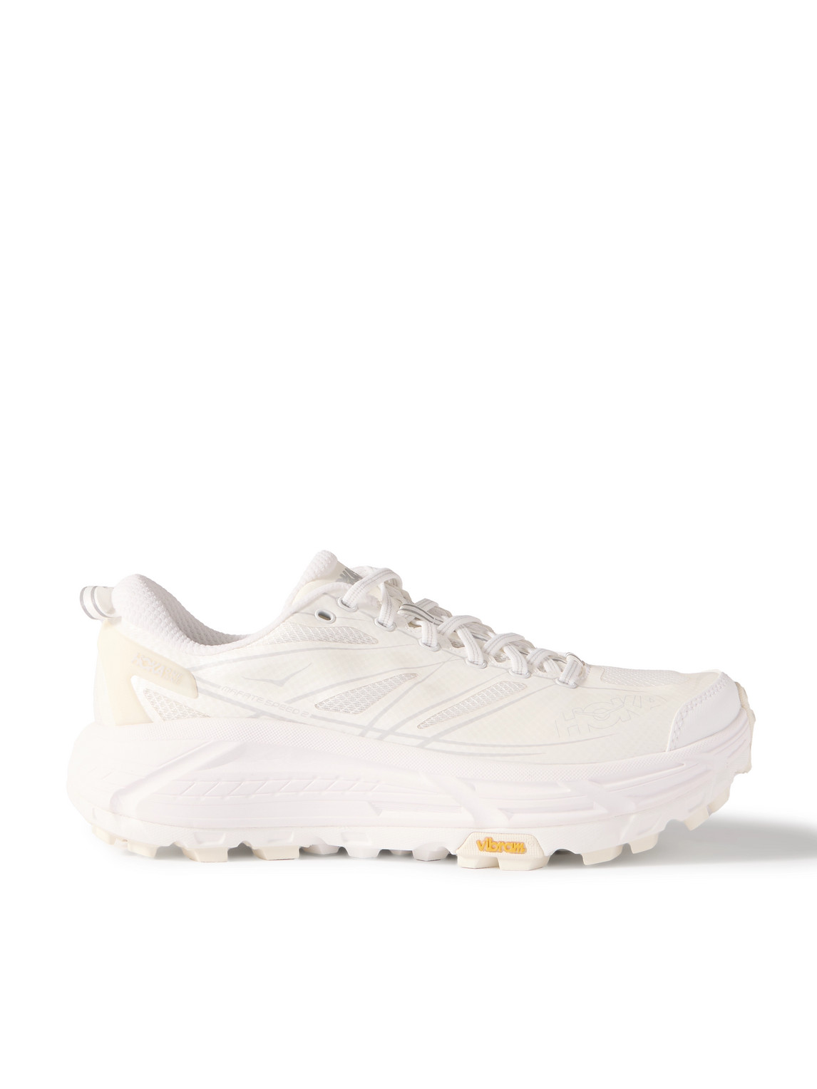 Hoka Mafate Speed 2 Rubber And Mesh Running Sneakers In White