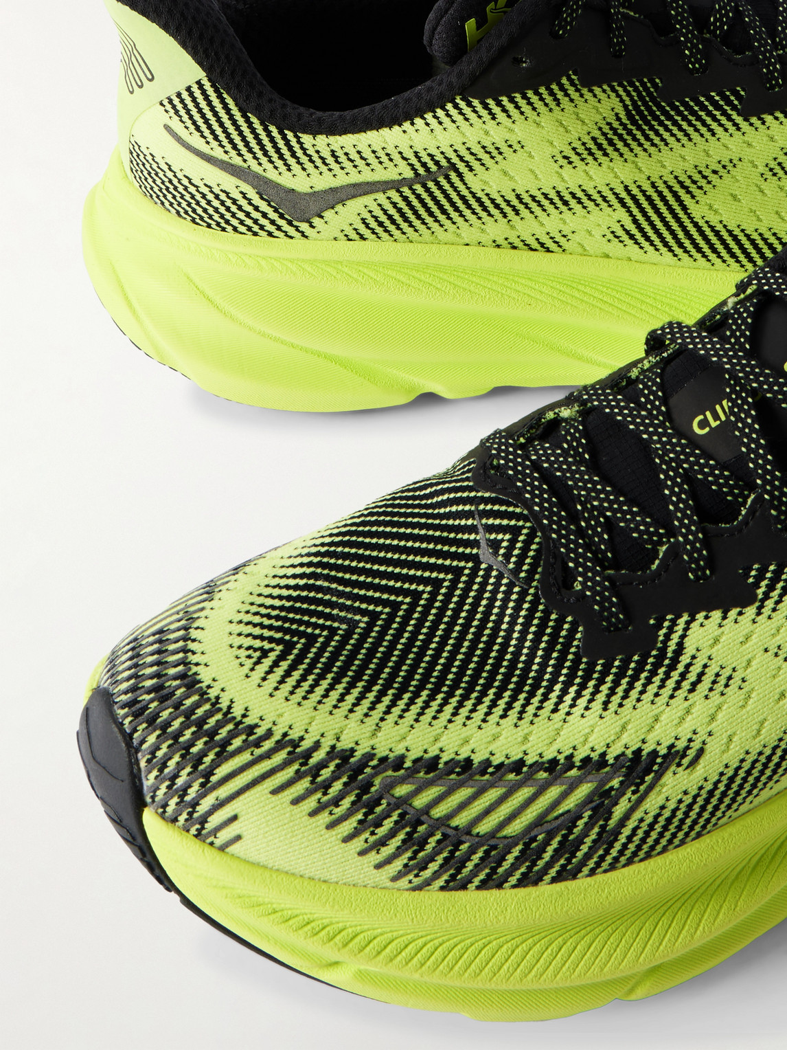 Hoka Bondi Sr Caged Sneakers In Yellow