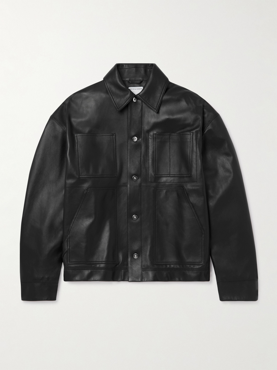 Bottega Veneta Panelled Leather Jacket - Men