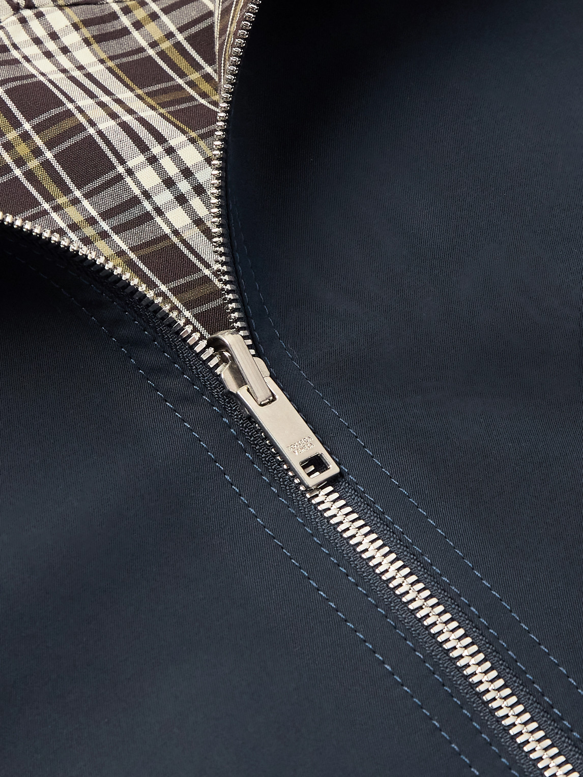 Bottega Veneta Reversible Compact Cotton Twill Jacket In Blue