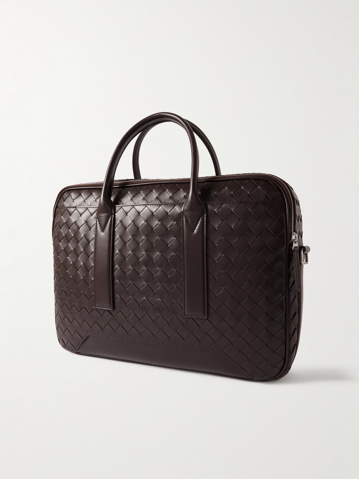BOTTEGA VENETA GETAWAY INTRECCIATO LEATHER BRIEFCASE