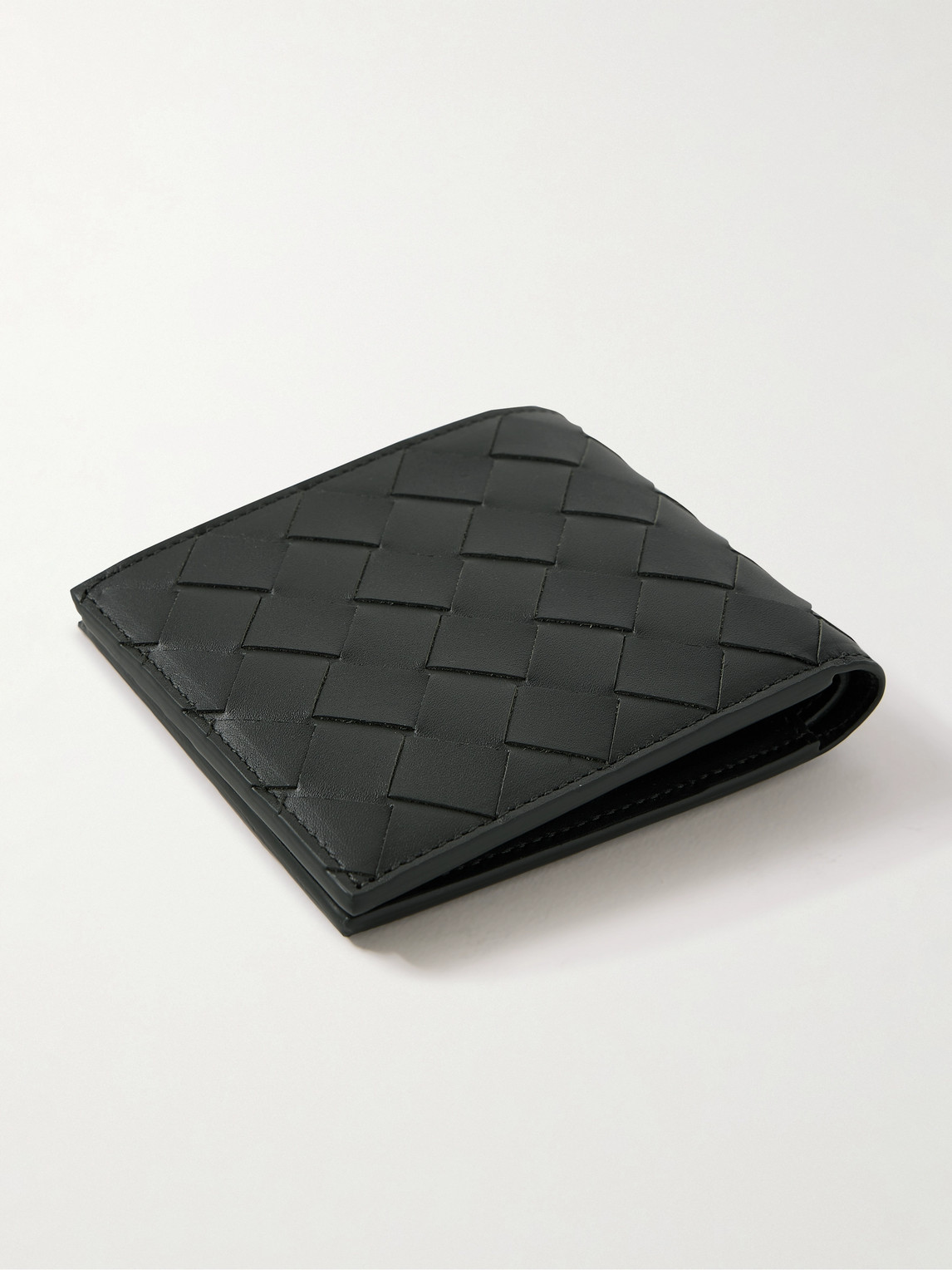 Intrecciato Leather Billfold Wallet — 2