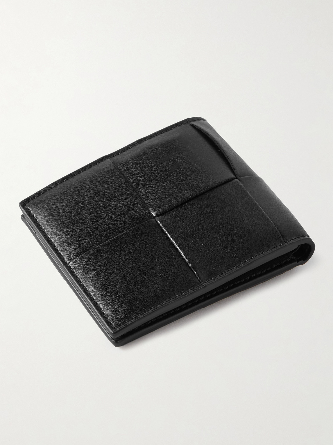 Cassette Intrecciato Leather Billfold Wallet — 2