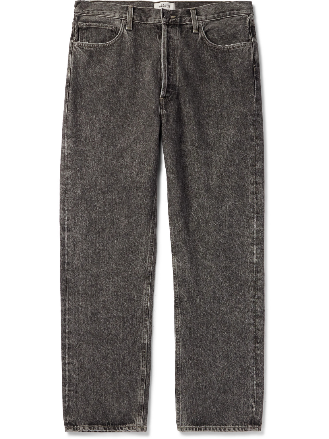 90's Straight-Leg Distressed Jeans