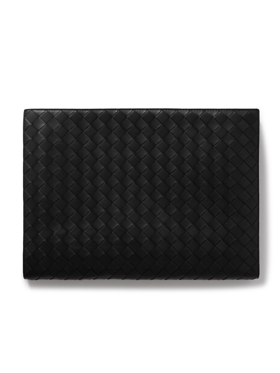 Avenue B. Intrecciato Leather Pouch