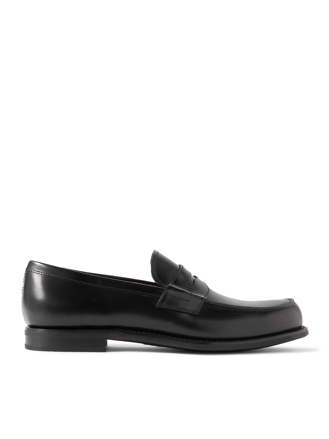 Church's Logo-debossed Leather Loafers In Black