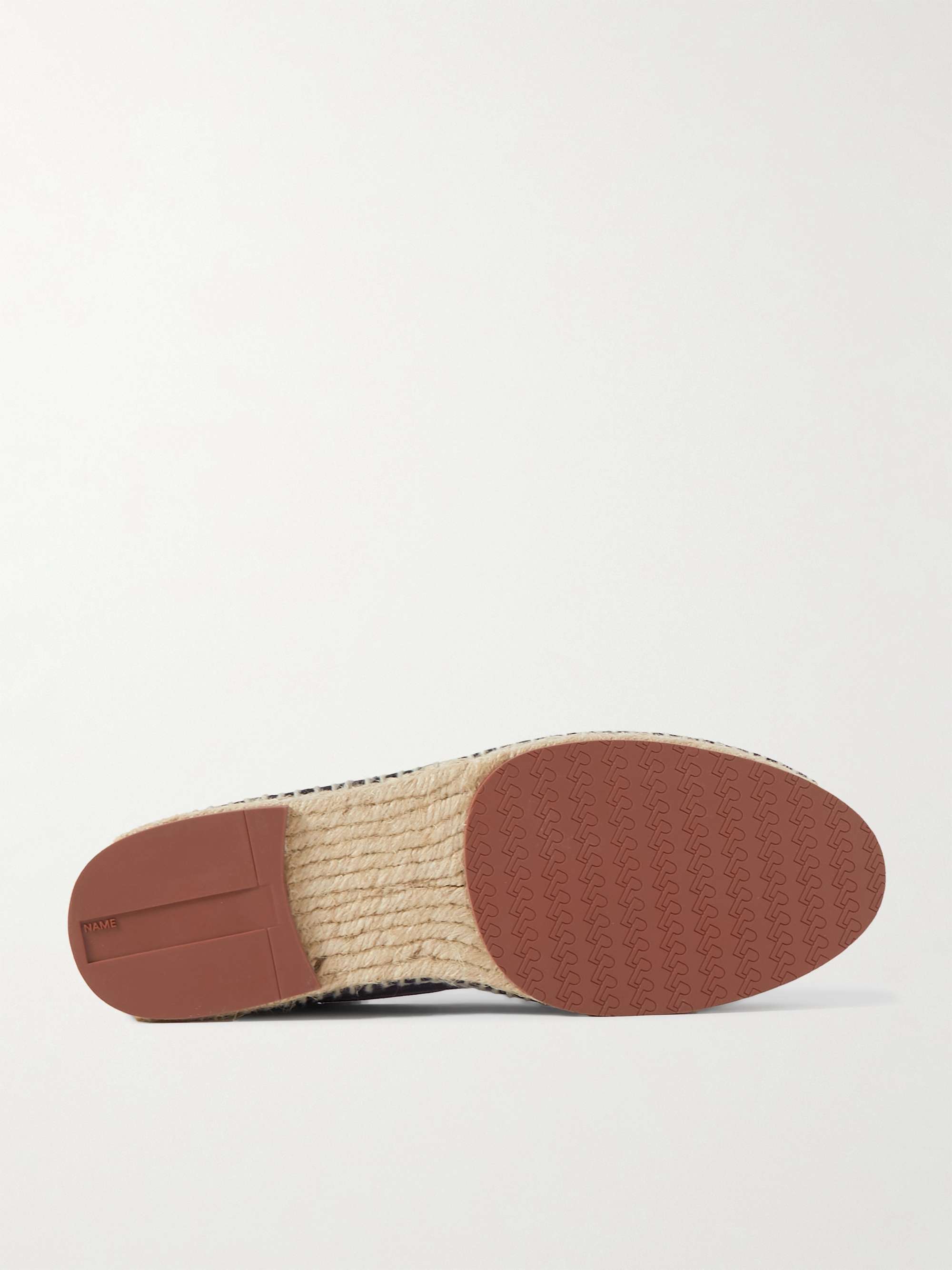 LORO PIANA Seaside Walk Collapsible-Heel Suede Espadrilles