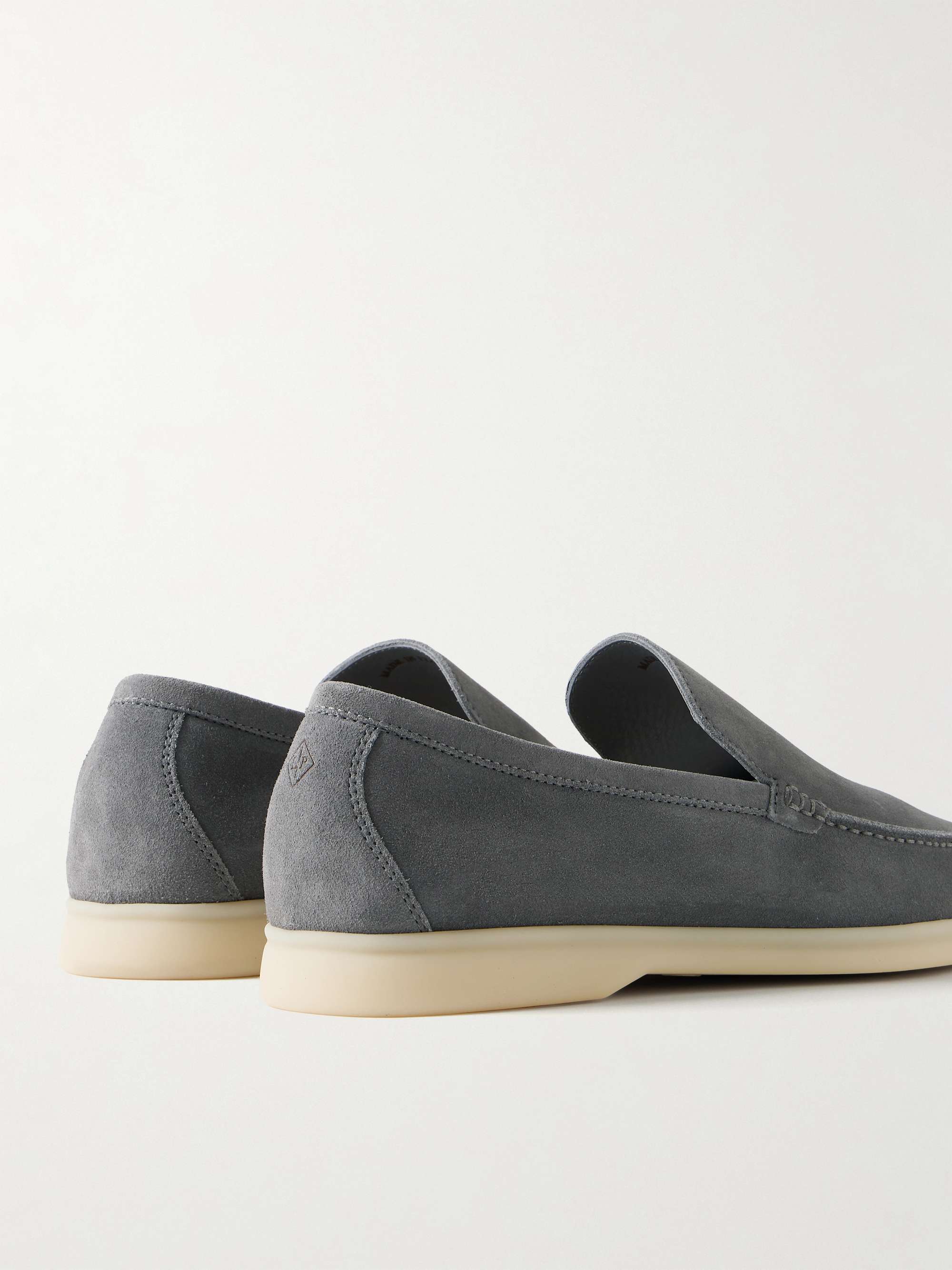LORO PIANA Summer Walk Suede Loafers
