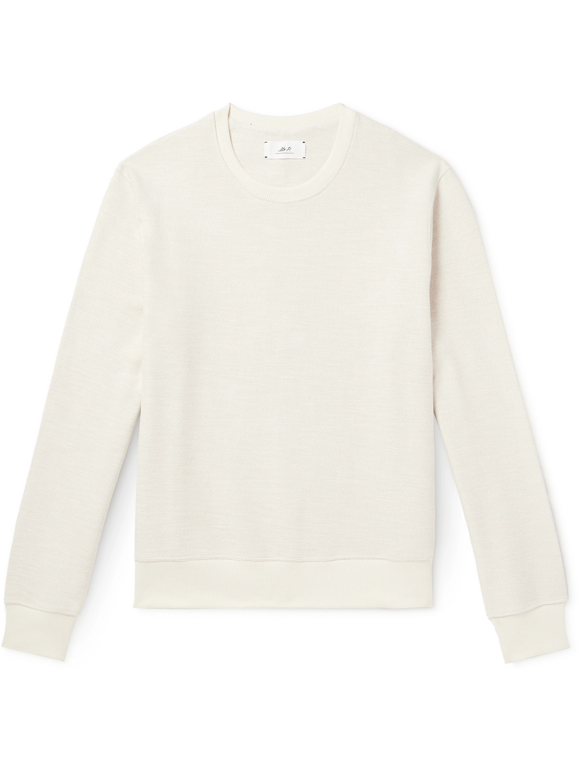 Cotton-Blend Jersey Sweatshirt