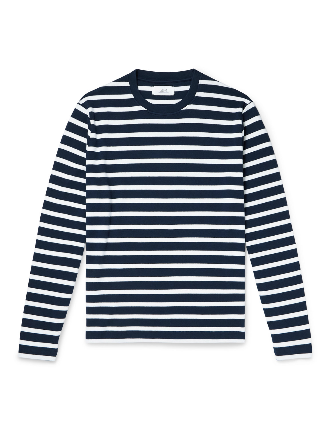 Striped Organic Cotton-Jersey T-Shirt