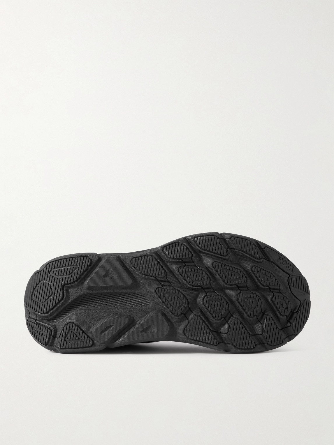 Hoka Clifton 9 Rubber-trimmed Recycled-gore-tex Invisible Fit Sneakers In Black
