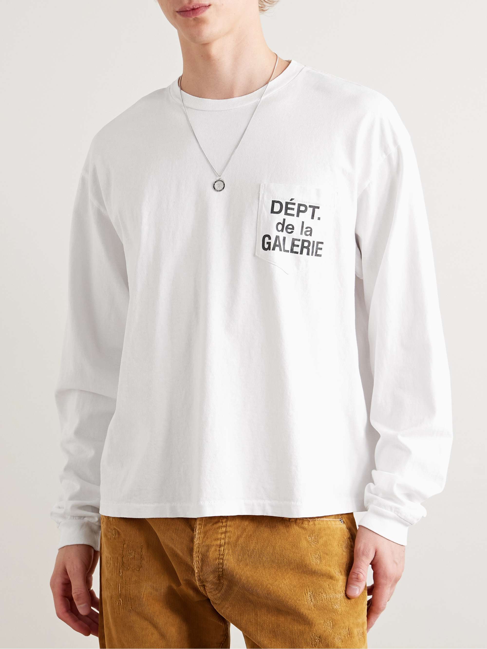 GALLERY DEPT. Dept De La Galerie Printed Cotton-Jersey T-Shirt
