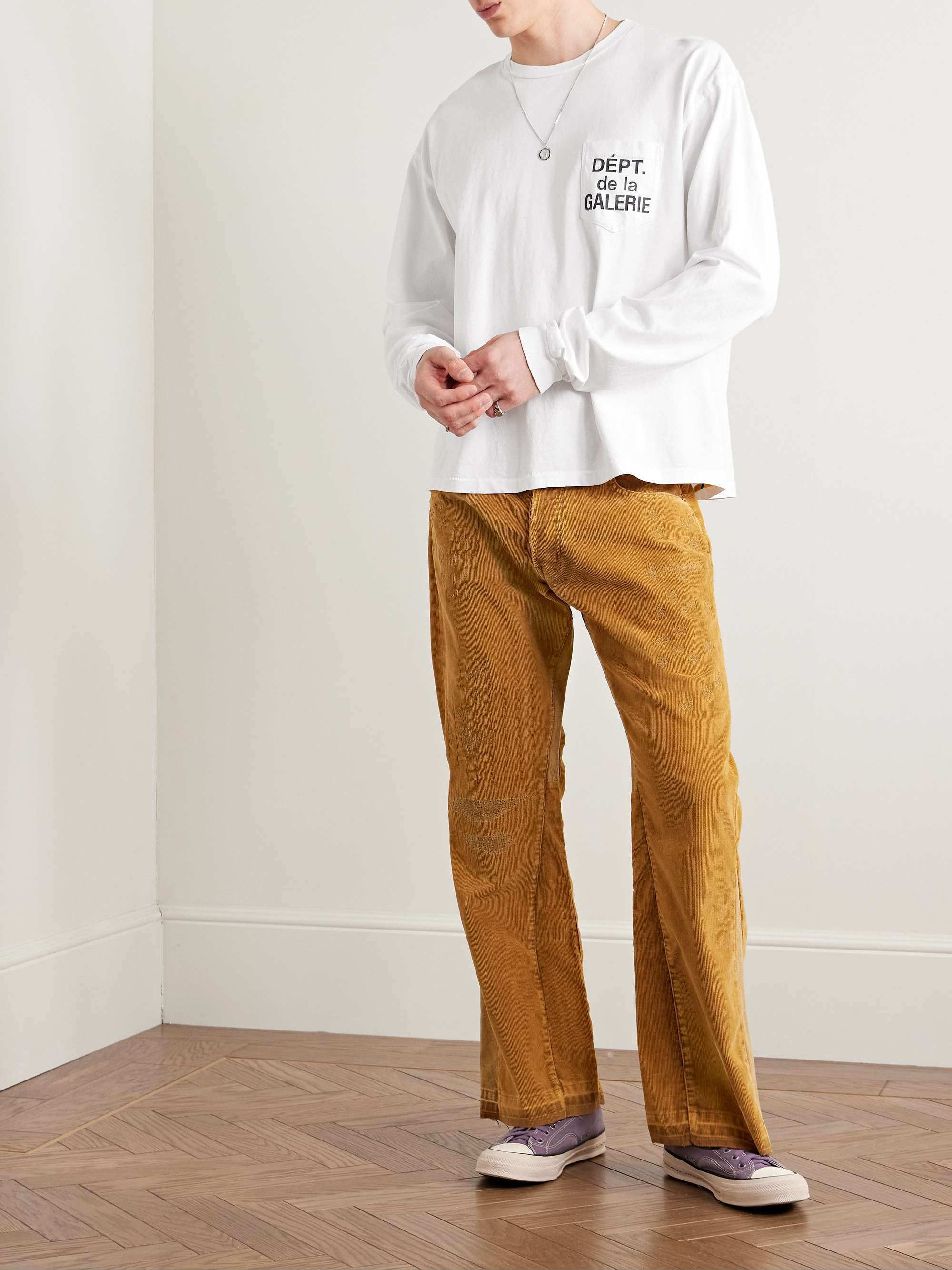 GALLERY DEPT. Dept De La Galerie Printed Cotton-Jersey T-Shirt