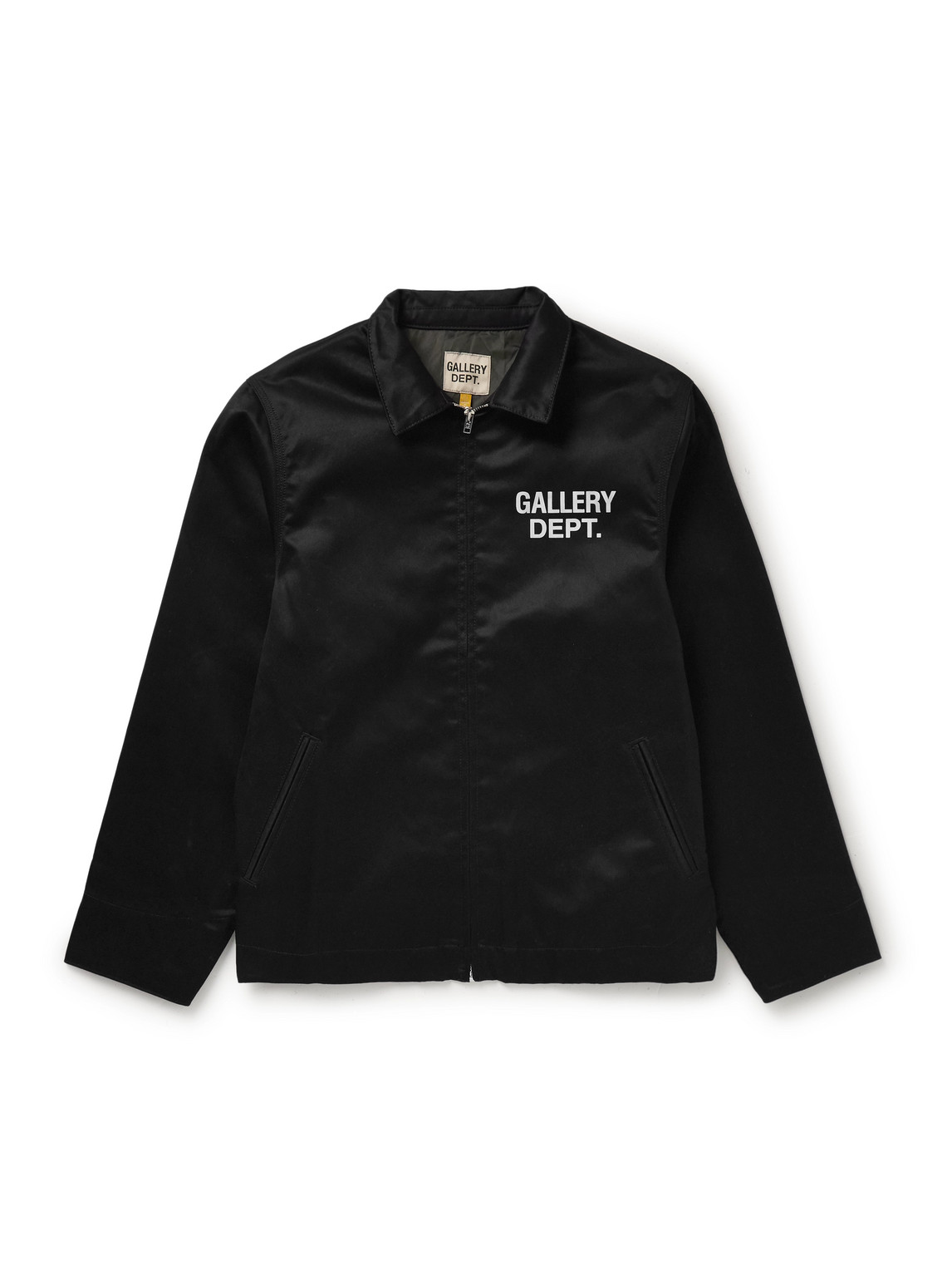 Gallery Dept. Montecito Logo-print Cotton-twill Jacket In Black