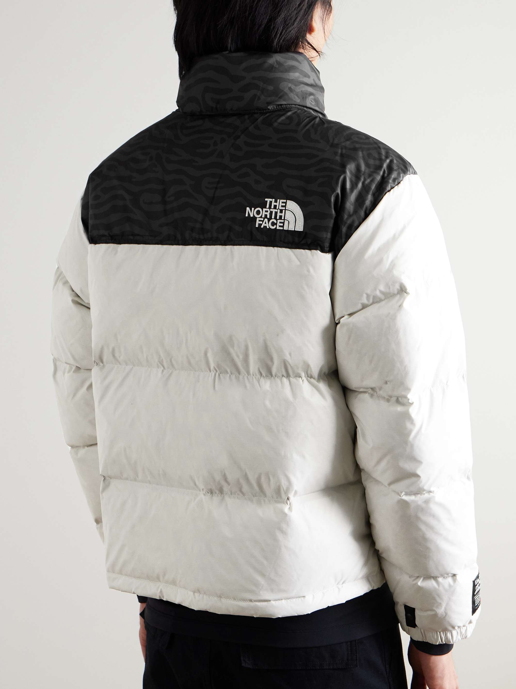 THE NORTH FACE 1996 Retro Nuptse Floral-Print Quilted DWR-Coated Shell Down Jacket