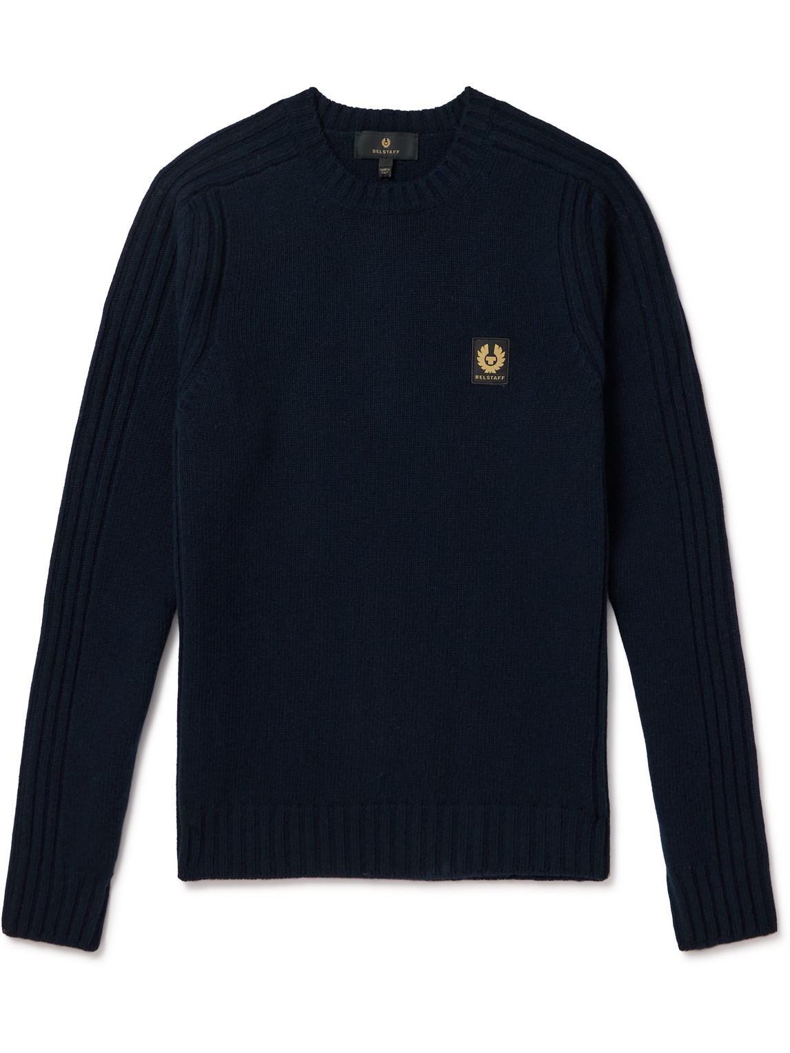 Watch Slim-Fit Logo-Appliquéd Wool Sweater