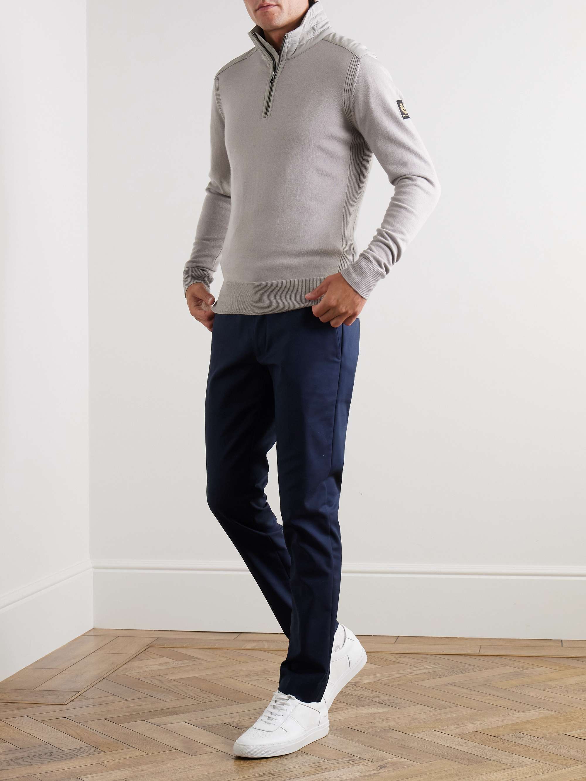 BELSTAFF Kilmington Wool Half-Zip Sweater