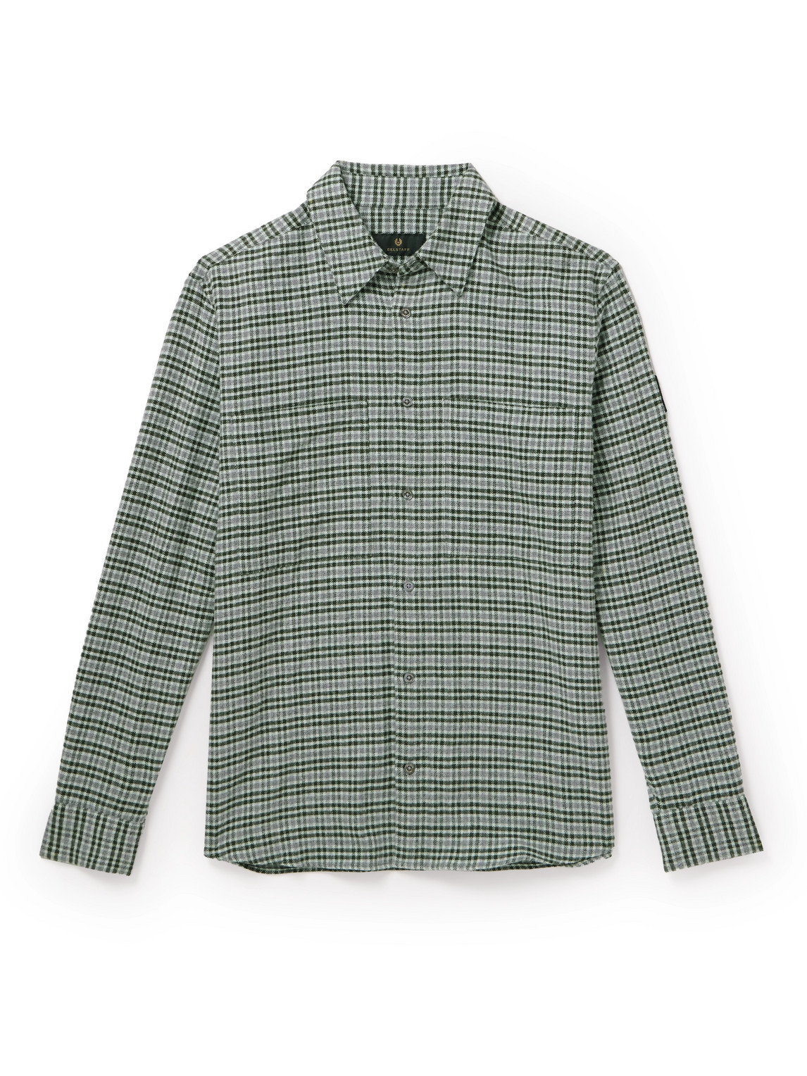 Foundry Checked Brushed Cotton-Flannel Shirt