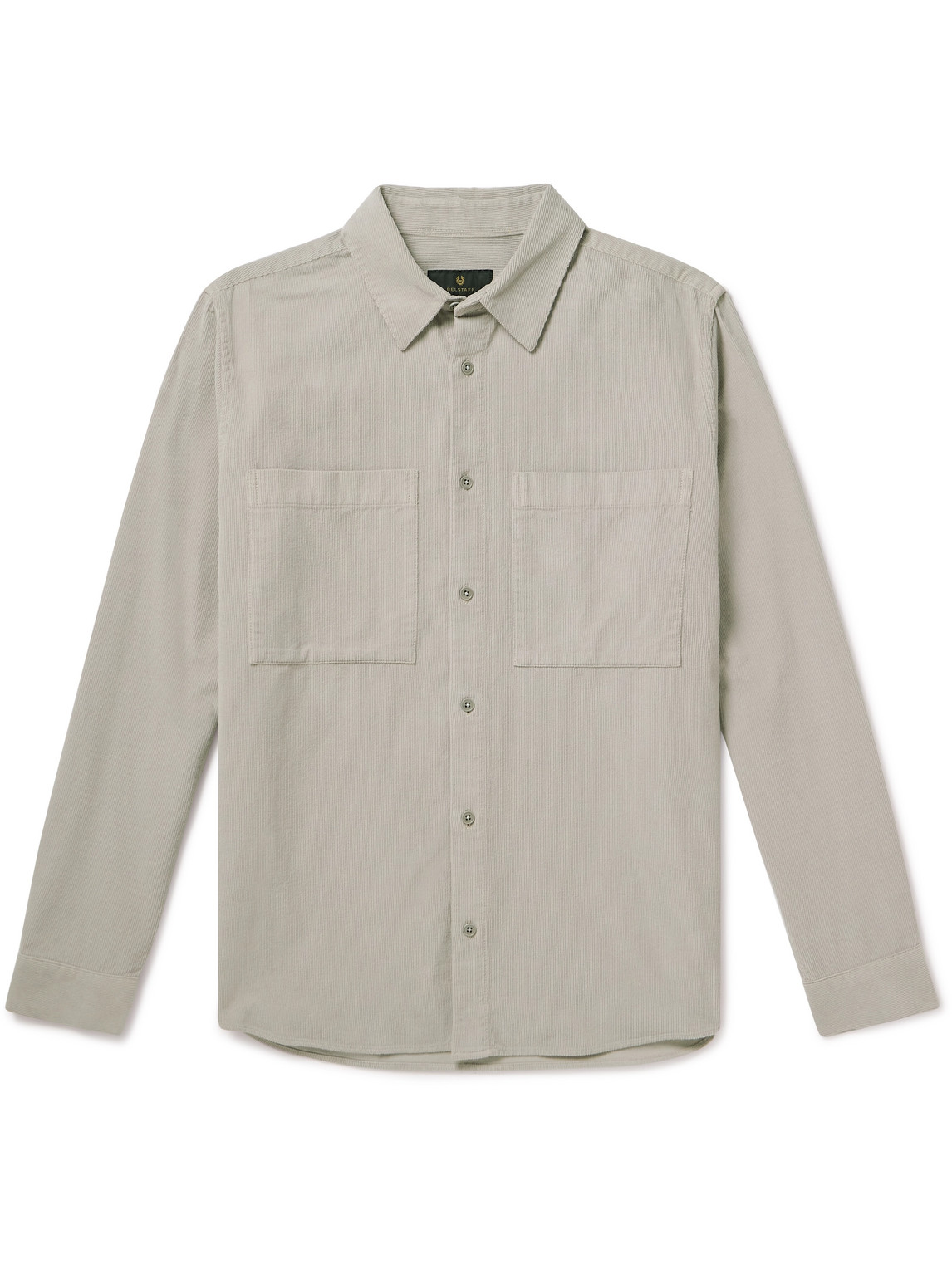 Belstaff - Foundry Garment-Dyed Cotton-Corduroy Shirt - Men - Gray - XXL