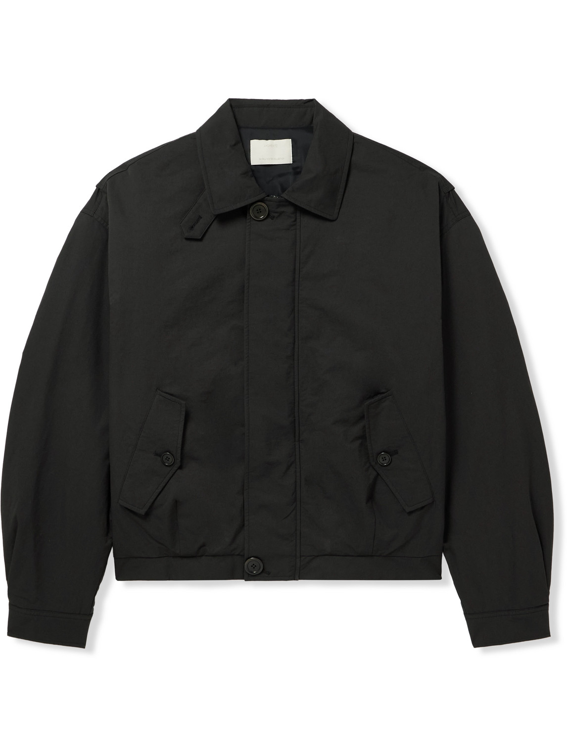 Amomento Black Padded Bomber Jacket