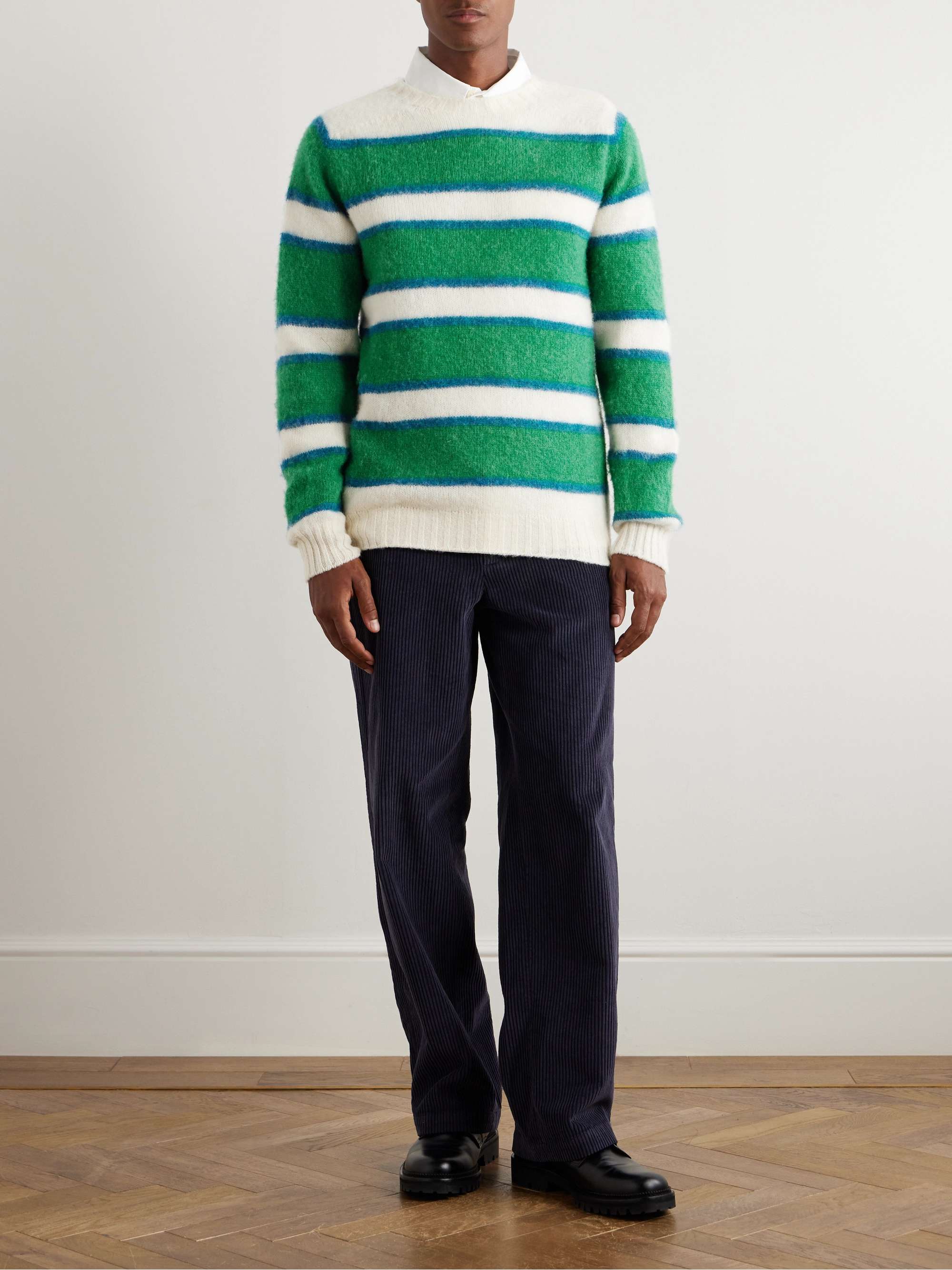 Absolute Belter Striped Wool Sweater
