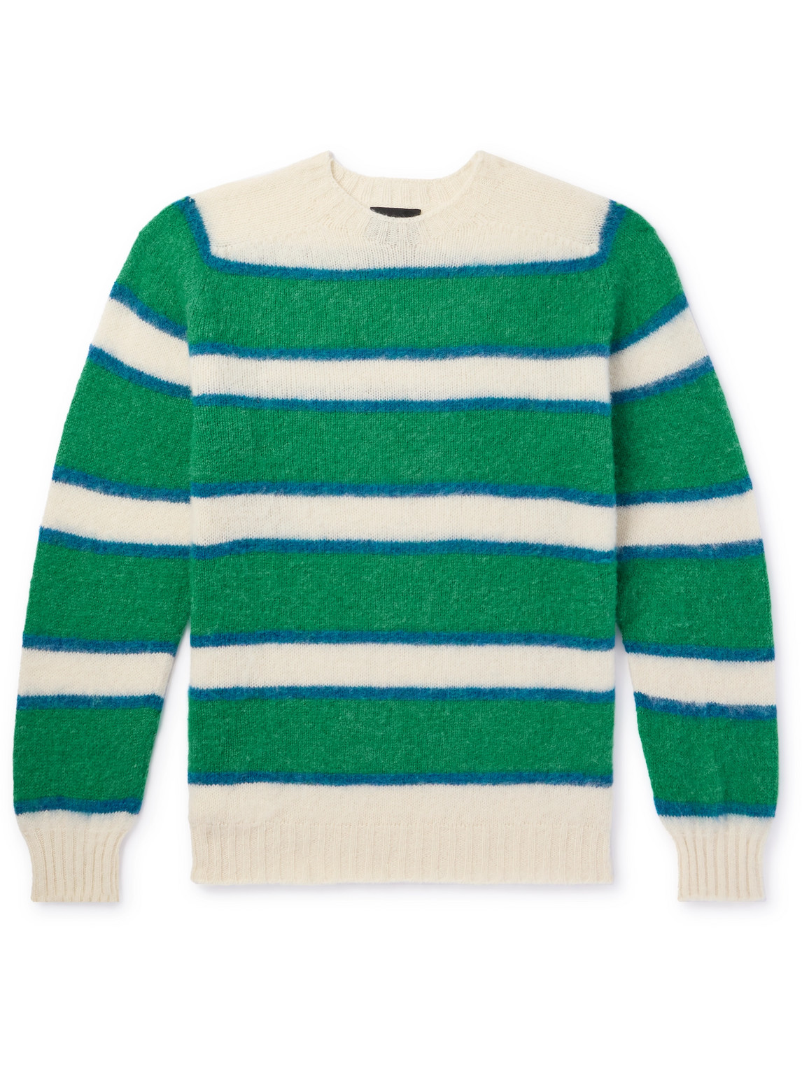 Howlin' Absolute Belter Striped Wool Jumper In Green