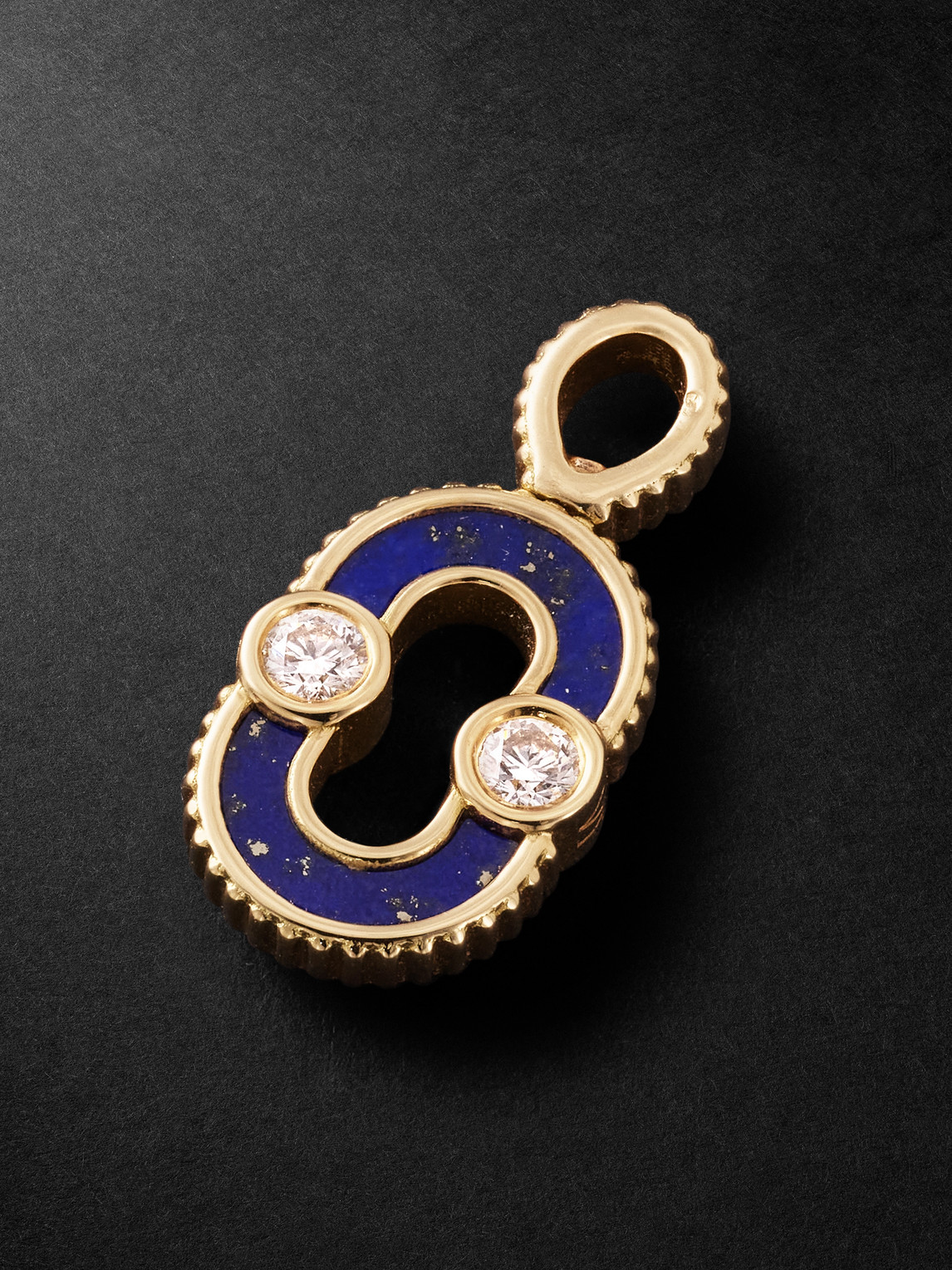 Viltier Magnetic Gold Multi-stone Pendant