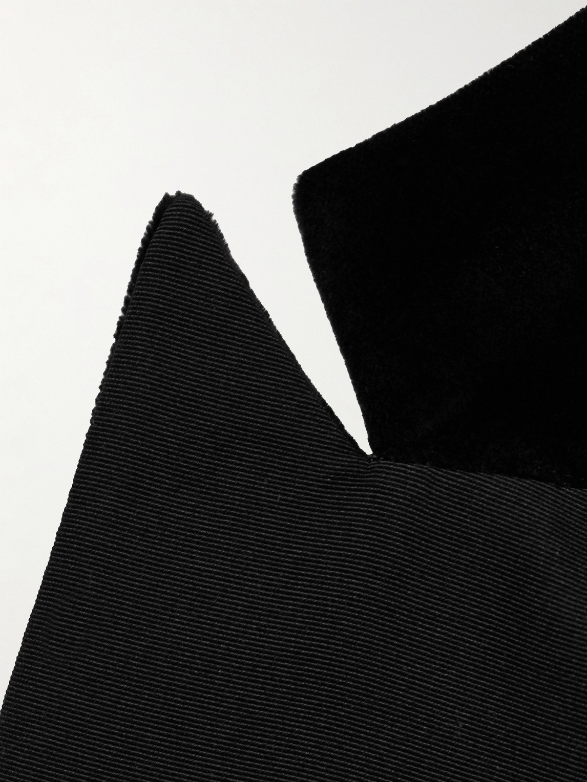 Mr P. - Slim-Fit Twill-Trimmed Cotton-Velvet Tuxedo Jacket