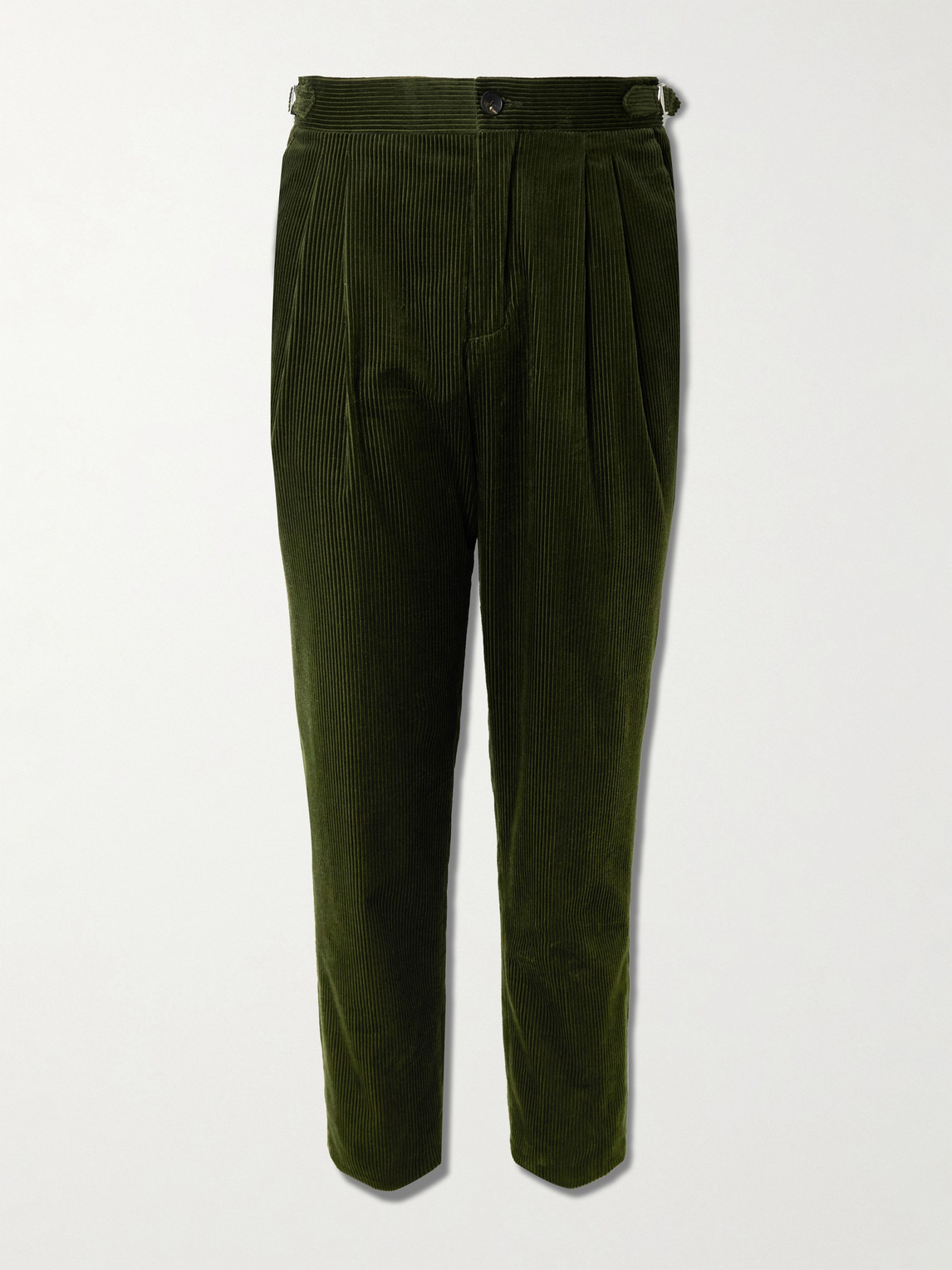 MR P. Slim-Fit Straight-Leg Cotton and Cashmere-Blend Corduroy Tuxedo Trousers - Men