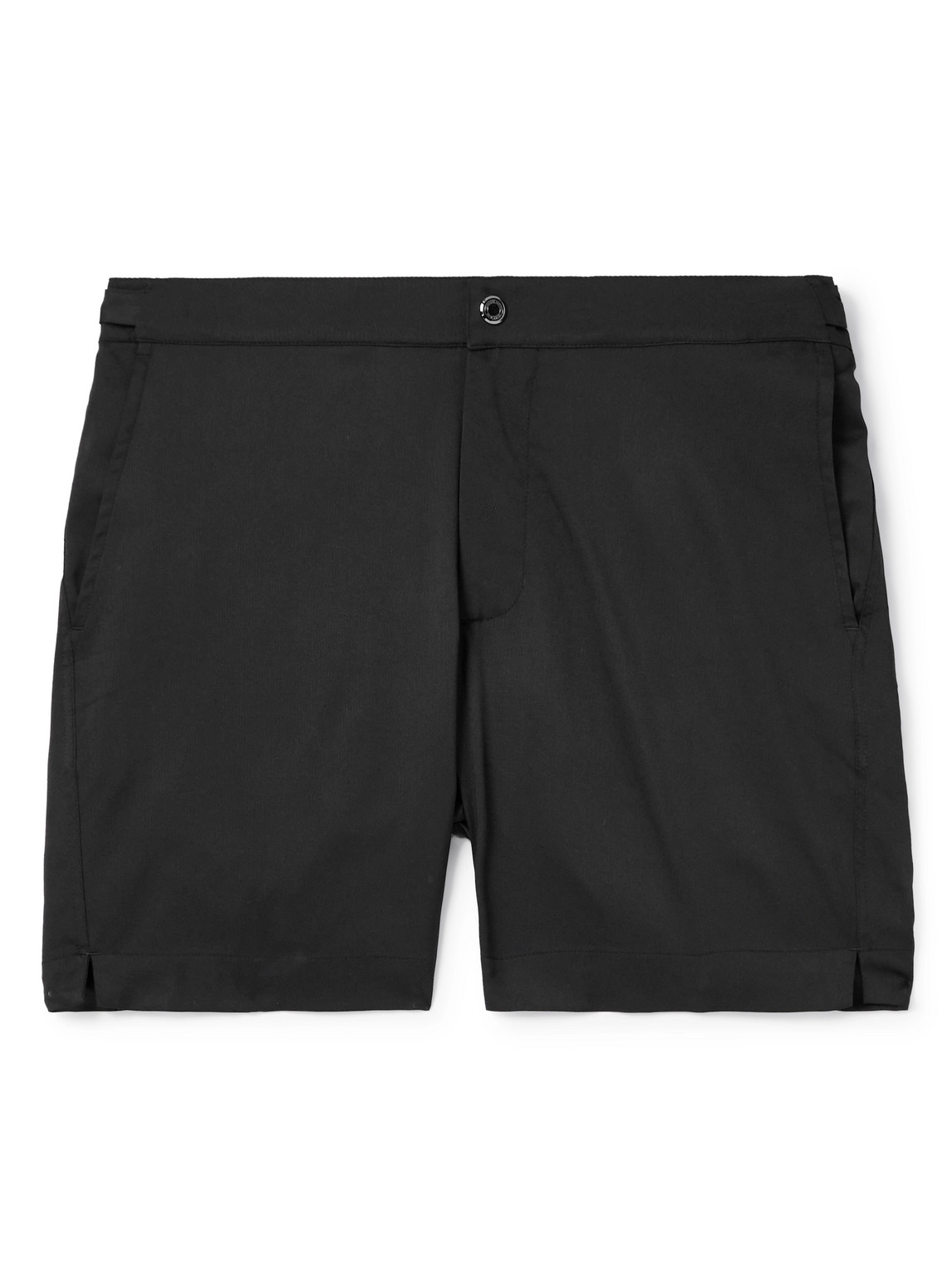Frescobol Carioca Rio Straight-leg Mid-length Swim Shorts In Black