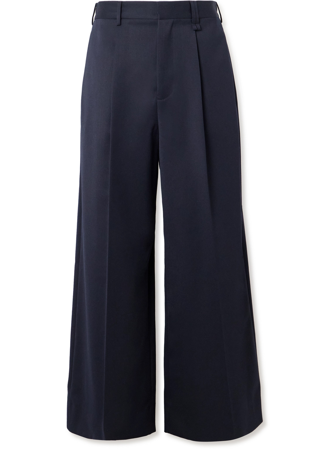 Simone Rocha - Wide-Leg Pleated Woven Trousers - Men - Blue - S