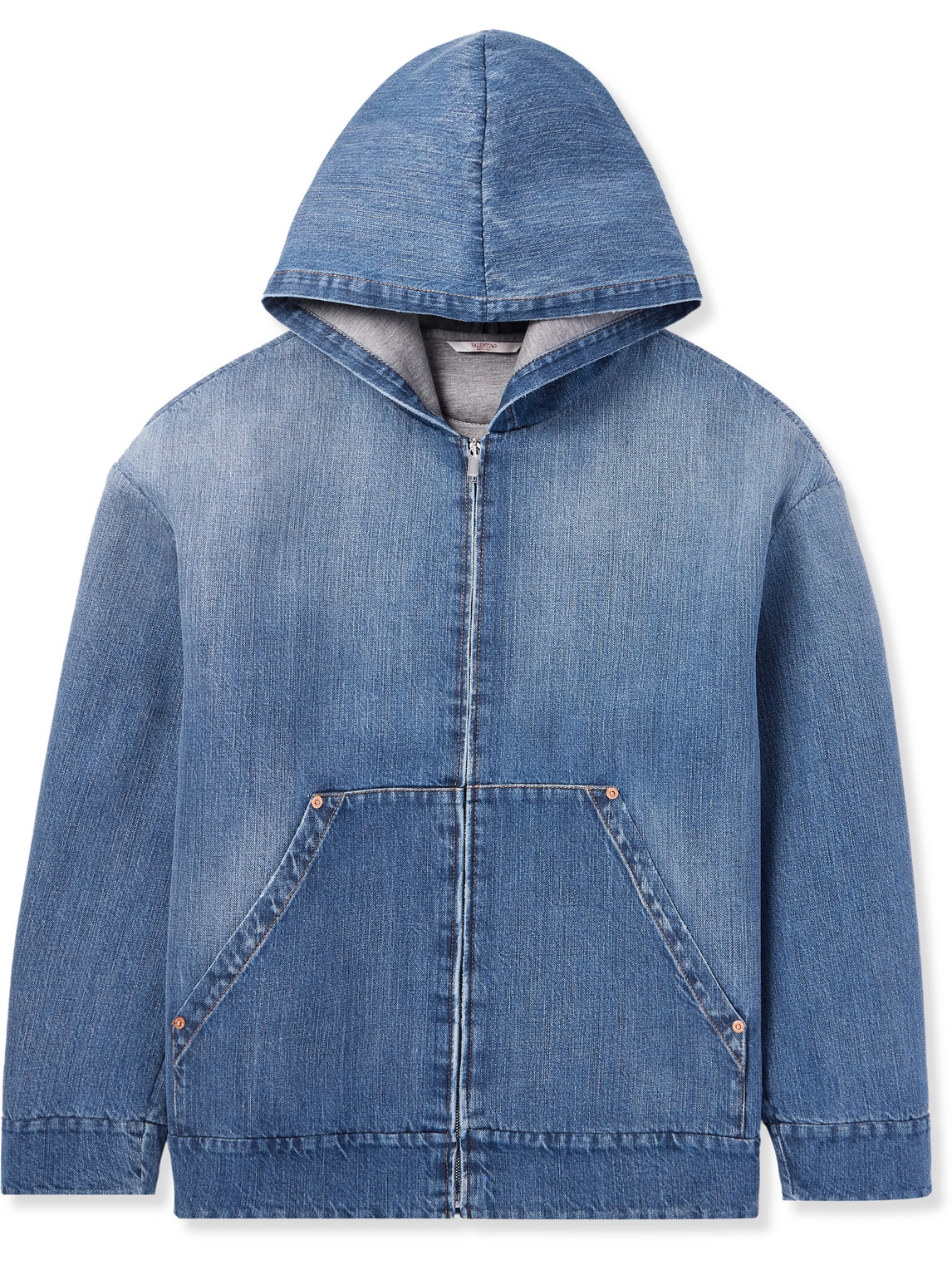 Denim Hooded Jacket