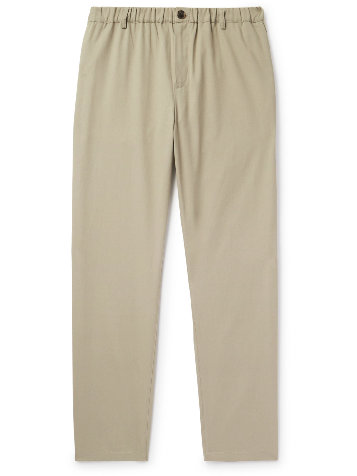 A Kind Of Guise Straight-leg Cotton-twill Trousers In Neutrals