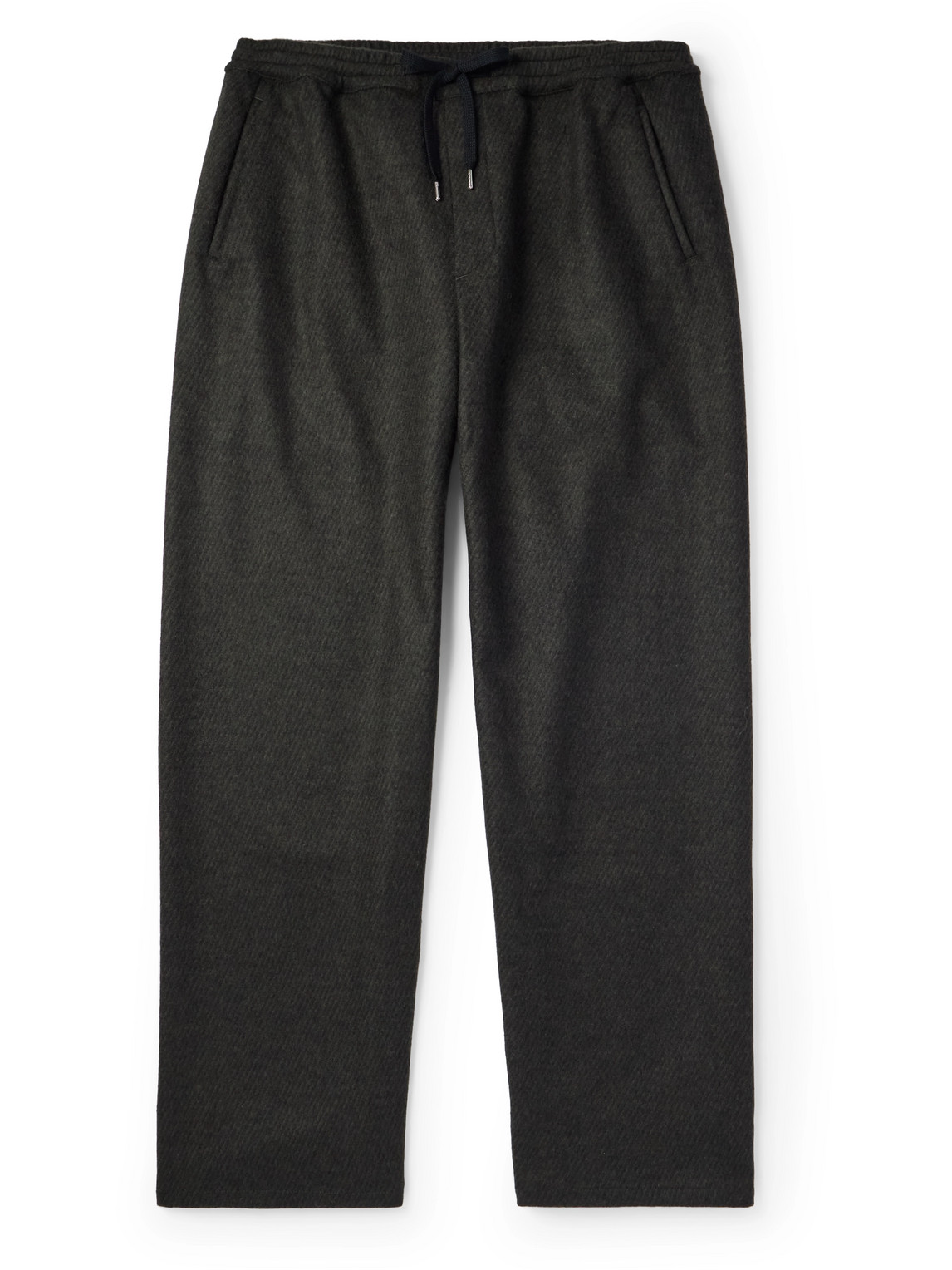 A Kind Of Guise Samurai Wide-leg Wool And Cashmere-blend Trousers In Green